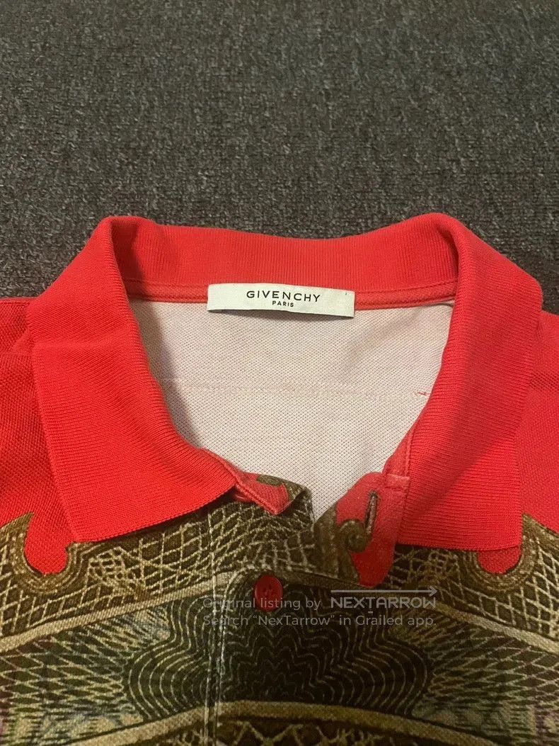 Givenchy Givenchy Printed Short Sleeve Polo Shirt. Size US M / EU 48-50 / 2 - 3 Thumbnail