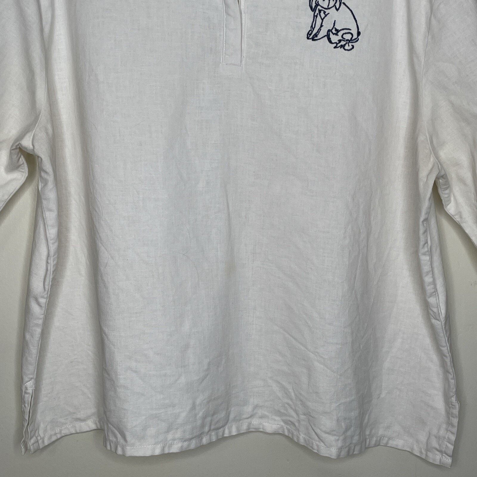 Disney DISNEY Store size L Pullover Top LINEN COTTON Blend Eeyore Size L / US 10 / IT 46 - 5 Thumbnail