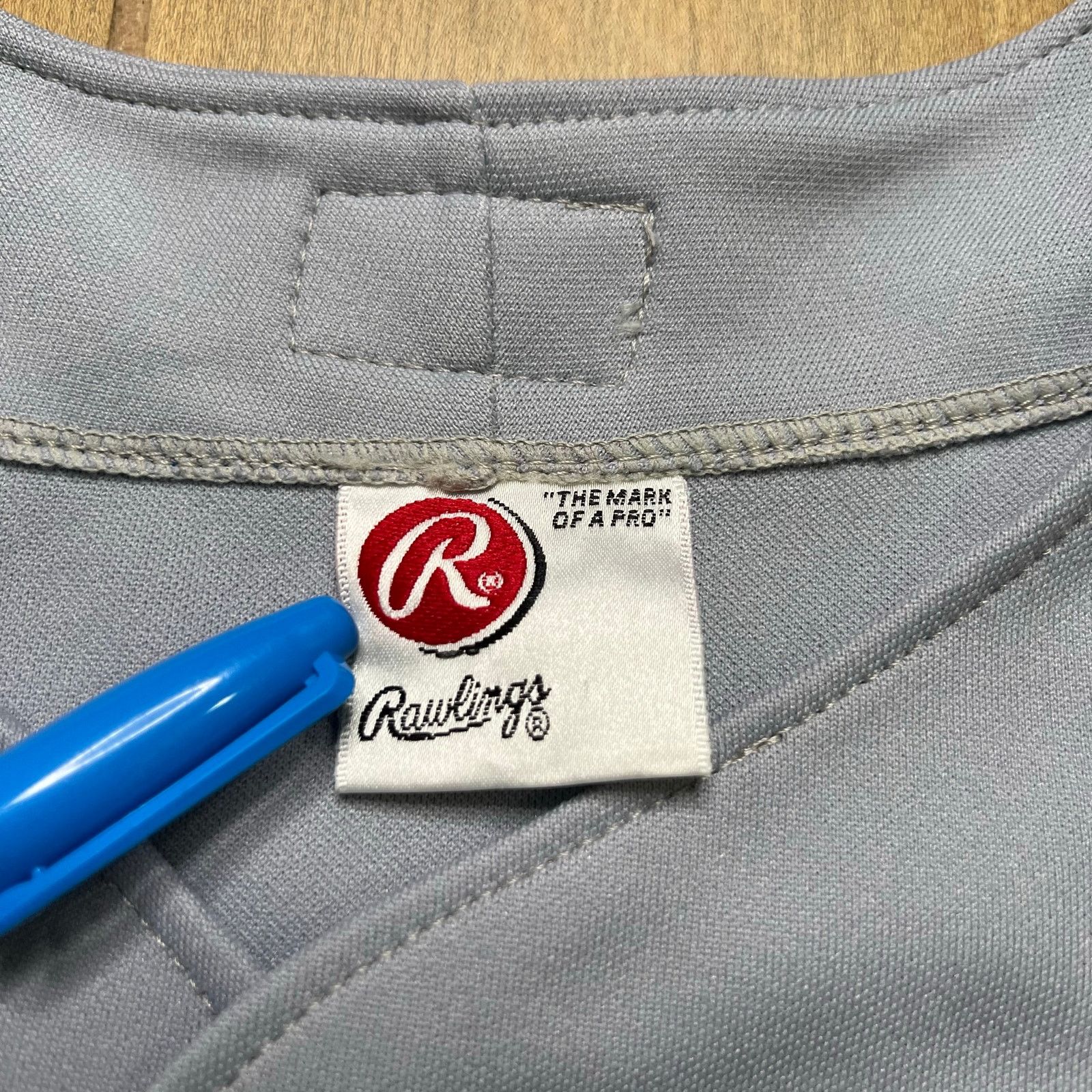 Vintage LA Dodgers Rawlings Authentic Collection Jersey Gray 52 MLB Size US XL / EU 56 / 4 - 3 Thumbnail