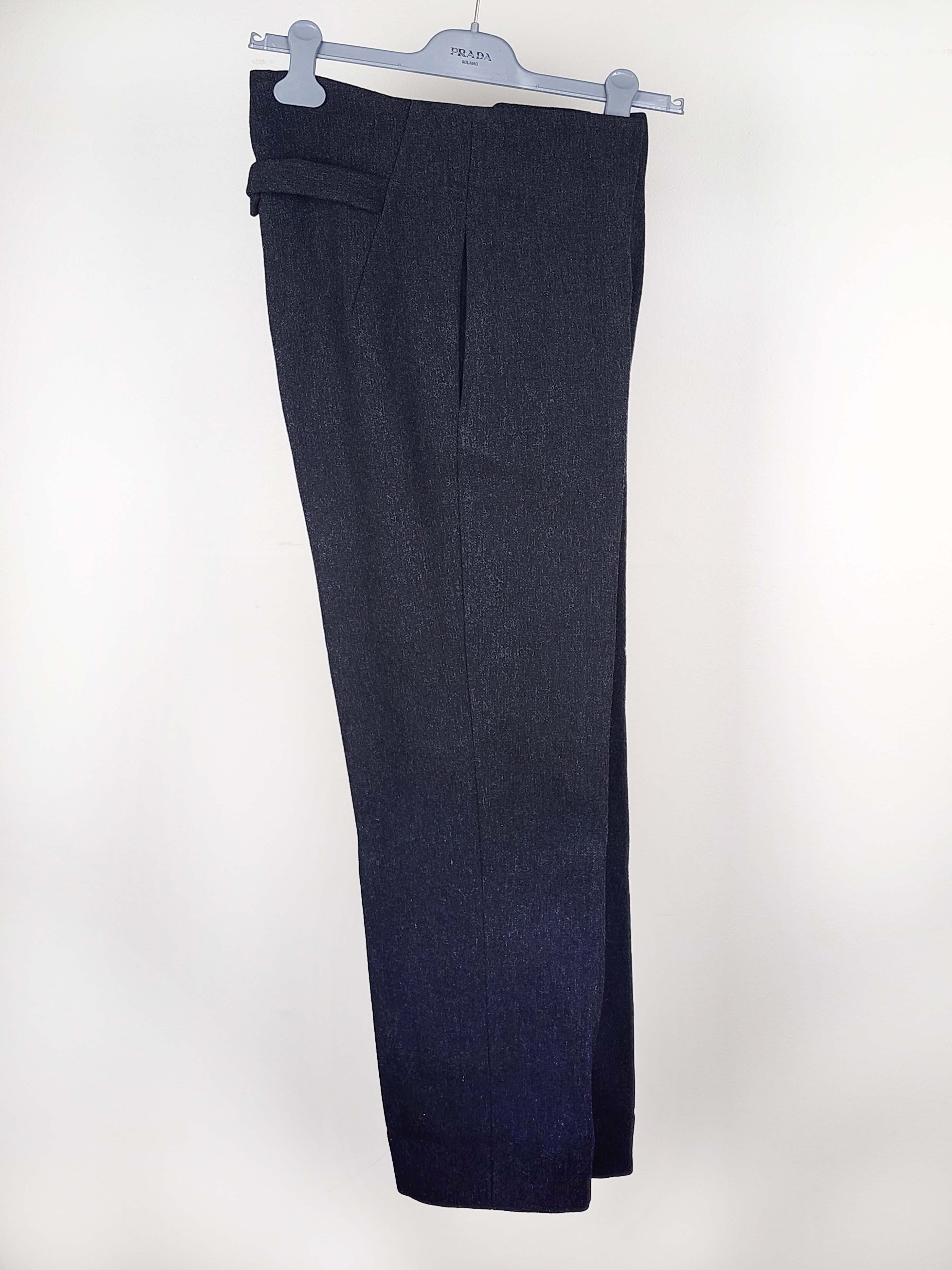 Marni Charcoal Gray Textured Wool Pants IT38/US4 Size 27" / US 4 / IT 40 - 6 Thumbnail
