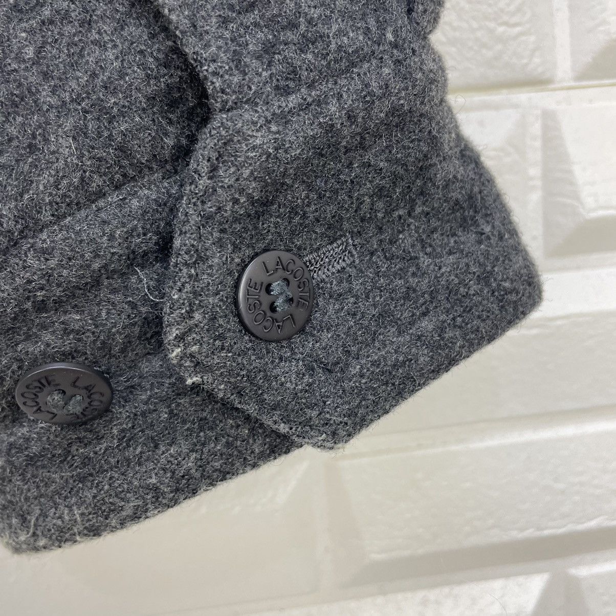 Lacoste × Vintage Vintage Lacoste Bomber Wool Size US L / EU 52-54 / 3 - 8 Thumbnail