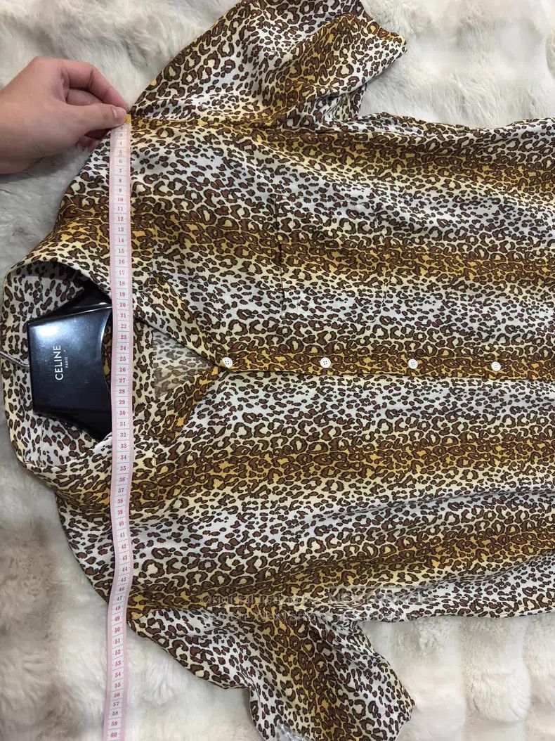 Saint Laurent Paris Saint Laurent Paris size 40 Gradient Leopard Print Short Sl Size L / US 10 / IT 46 - 7 Thumbnail