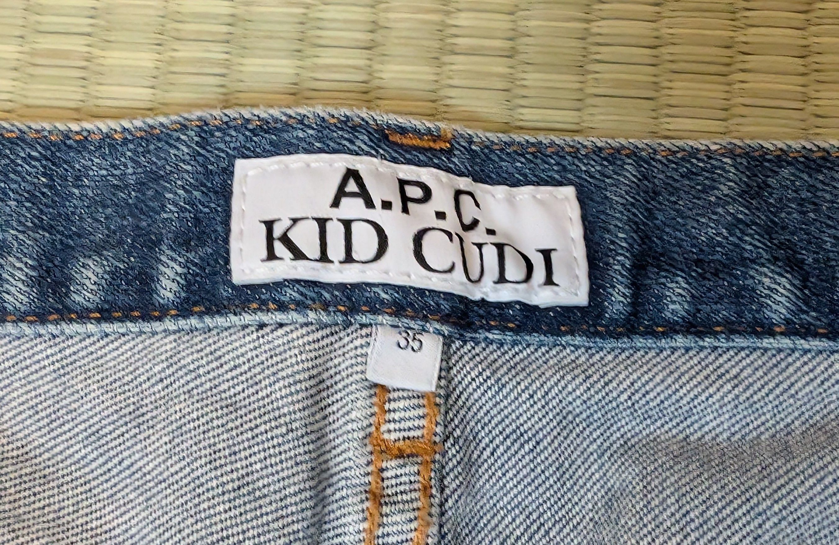 A.P.C. × Kid Cudi A.P.C. x Kid Cudi "Dream On" Petit Standard Raw Denim Jeans Size US 35 - 3 Thumbnail