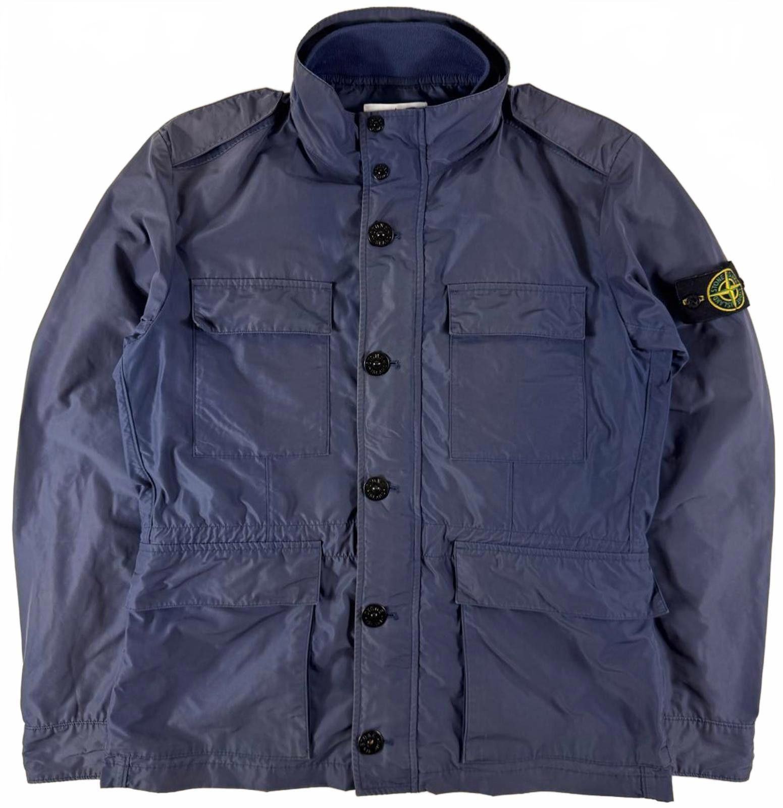 Stone Island Stone Island Micro Reps Field Jacket Blue Large Size US L / EU 52-54 / 3 - 1 Thumbnail