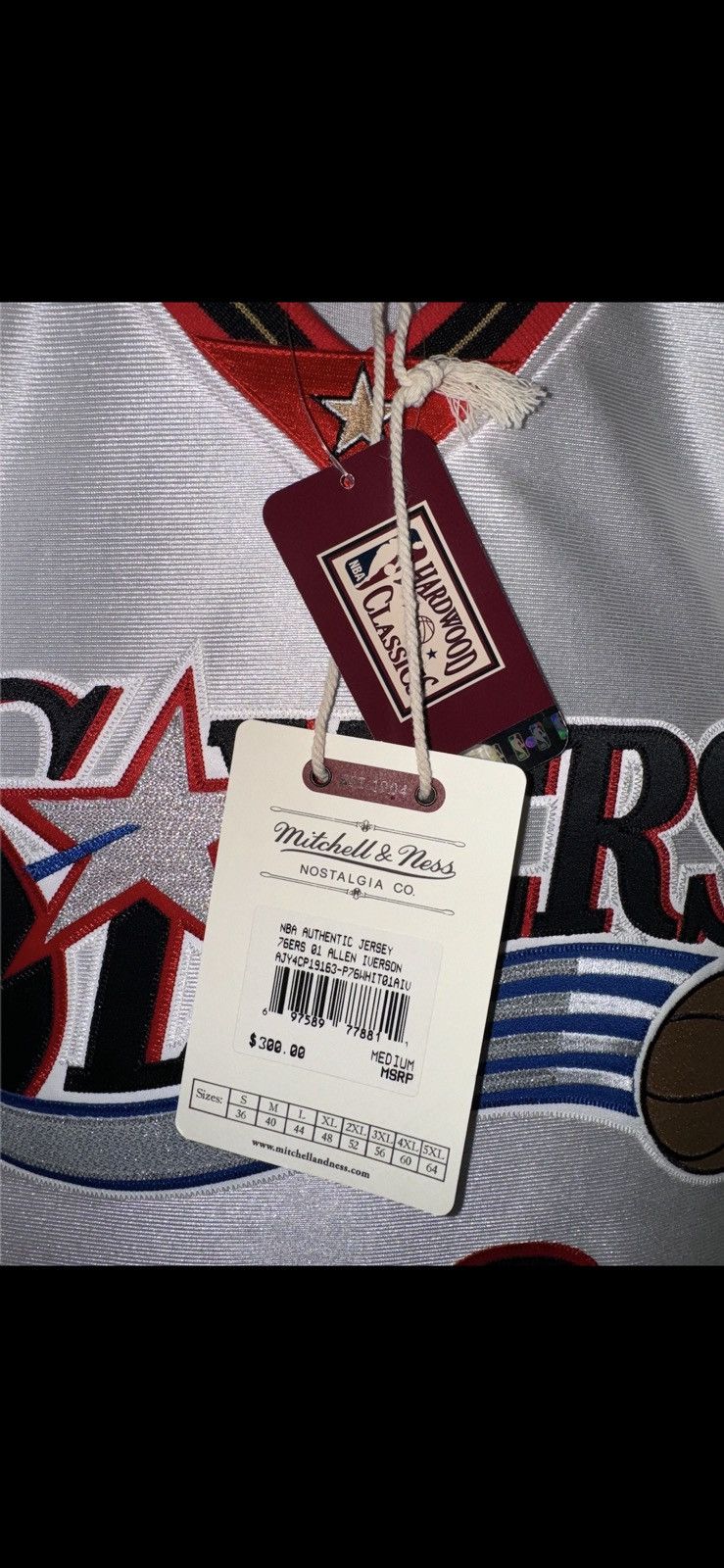 Mitchell & Ness × NBA Allen Iverson Authentic Mitchell & Ness Jersey Medium Size US M / EU 48-50 / 2 - 2 Thumbnail