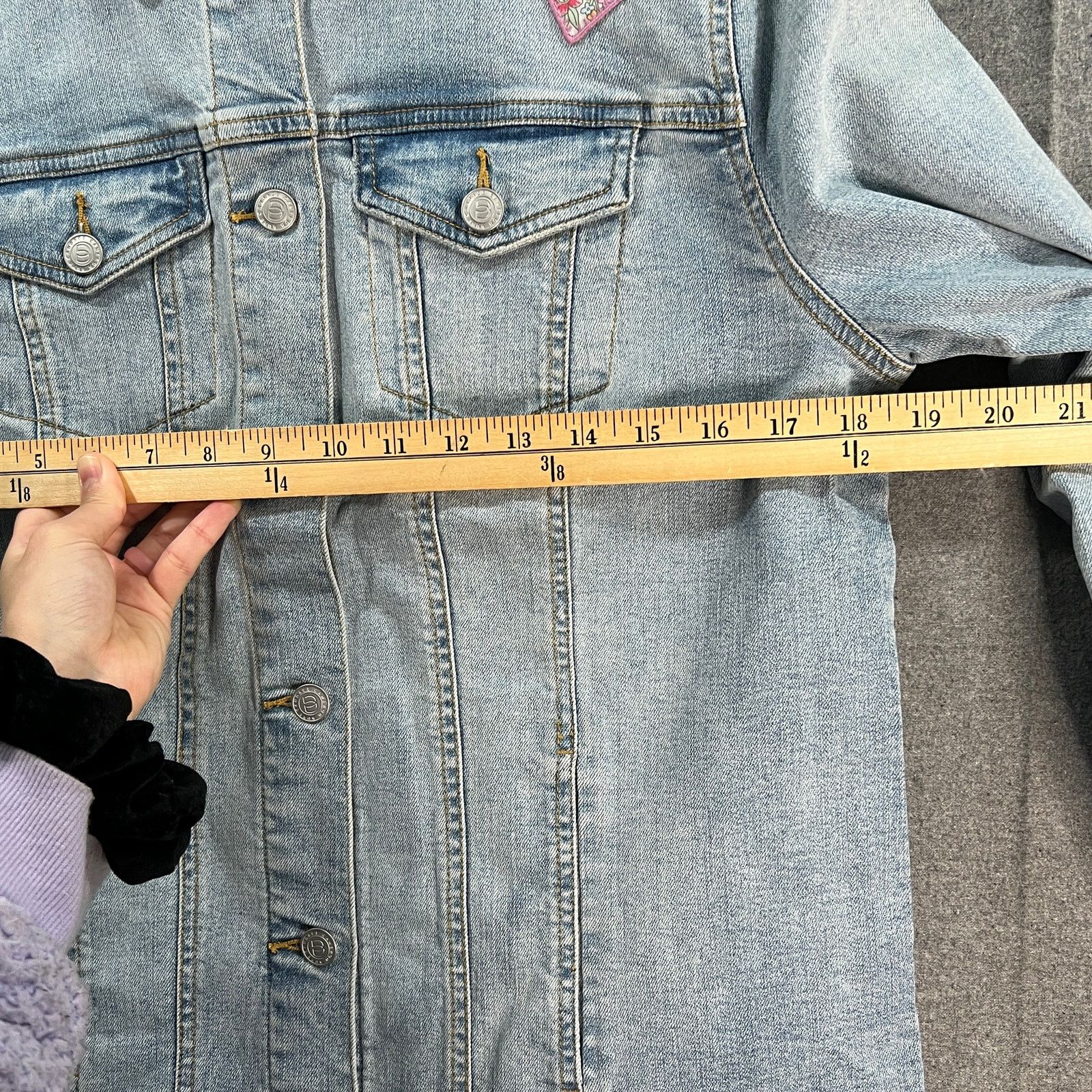 Other Candace Cameron Bure Pacific Denim Relaxed Jean Jacket Size S / US 4 / IT 40 - 9 Thumbnail