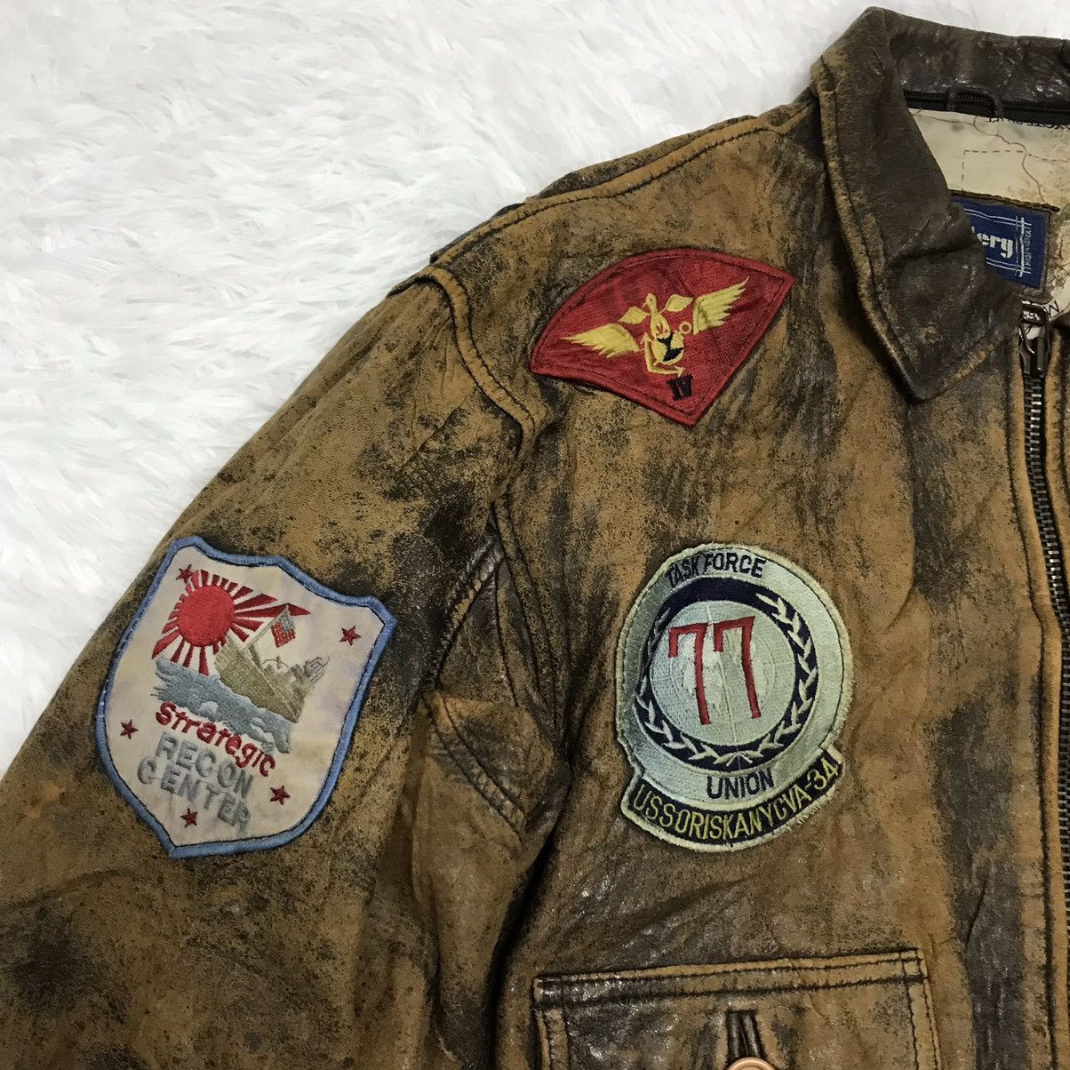 Genuine Leather Vintage gallery leather jacket Size US L / EU 52-54 / 3 - 2 Thumbnail