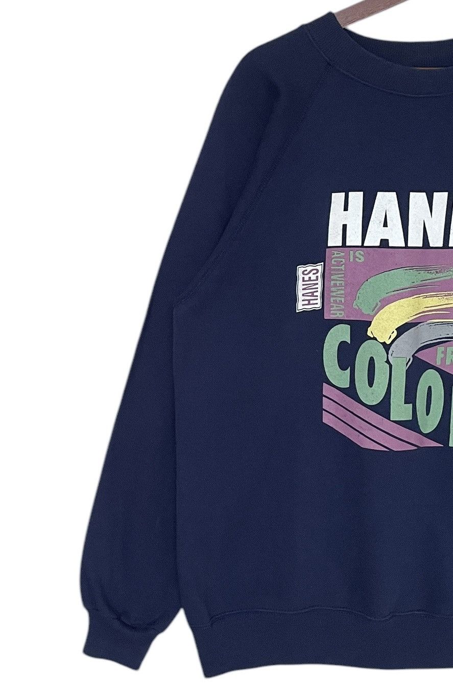 Hanes × Vintage Vintage Brand Hanes Made In Usa Sweatshirt 1990s Size US L / EU 52-54 / 3 - 5 Thumbnail