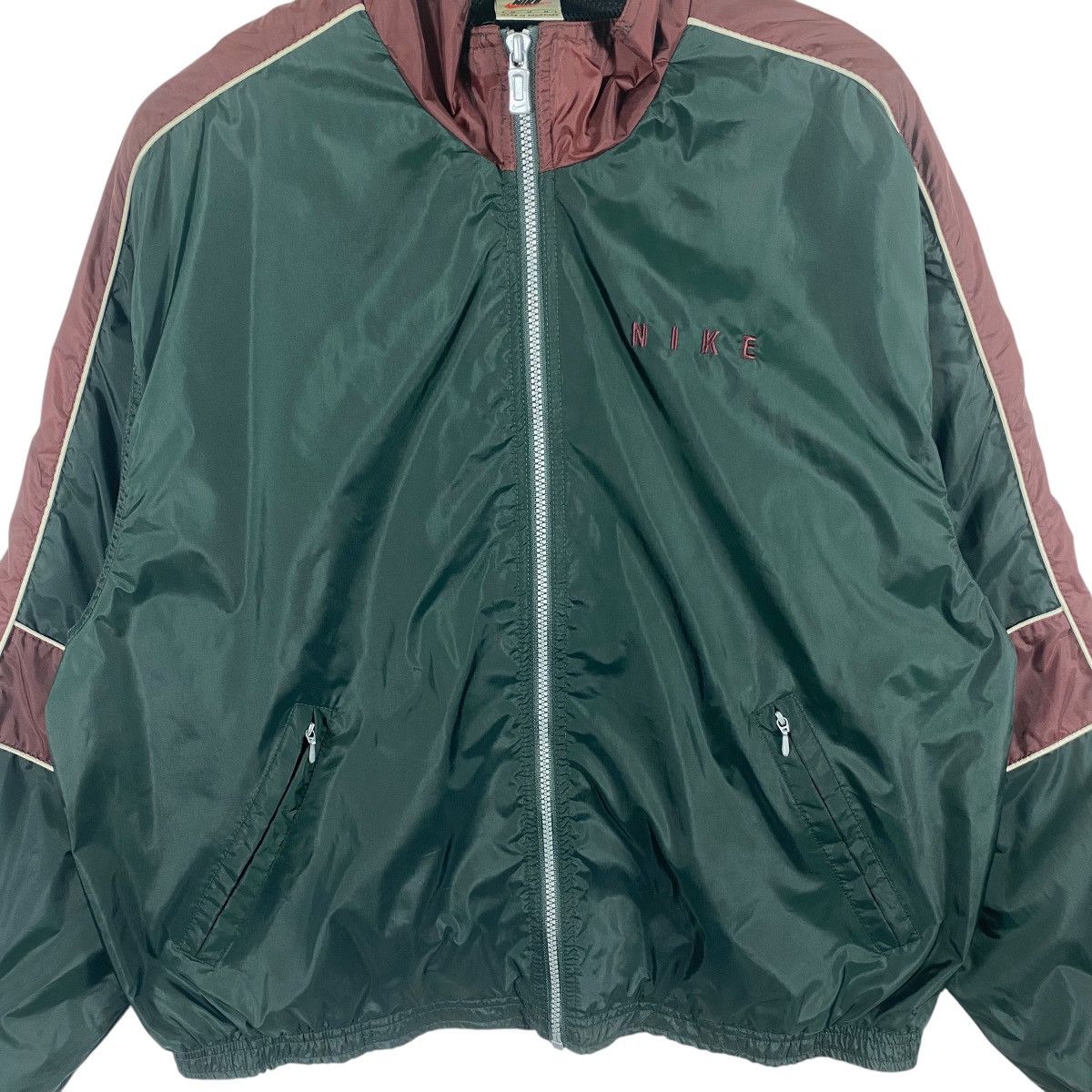 Nike × Vintage Vintage Nike Zipper Windbreaker Jacket Size US M / EU 48-50 / 2 - 5 Thumbnail