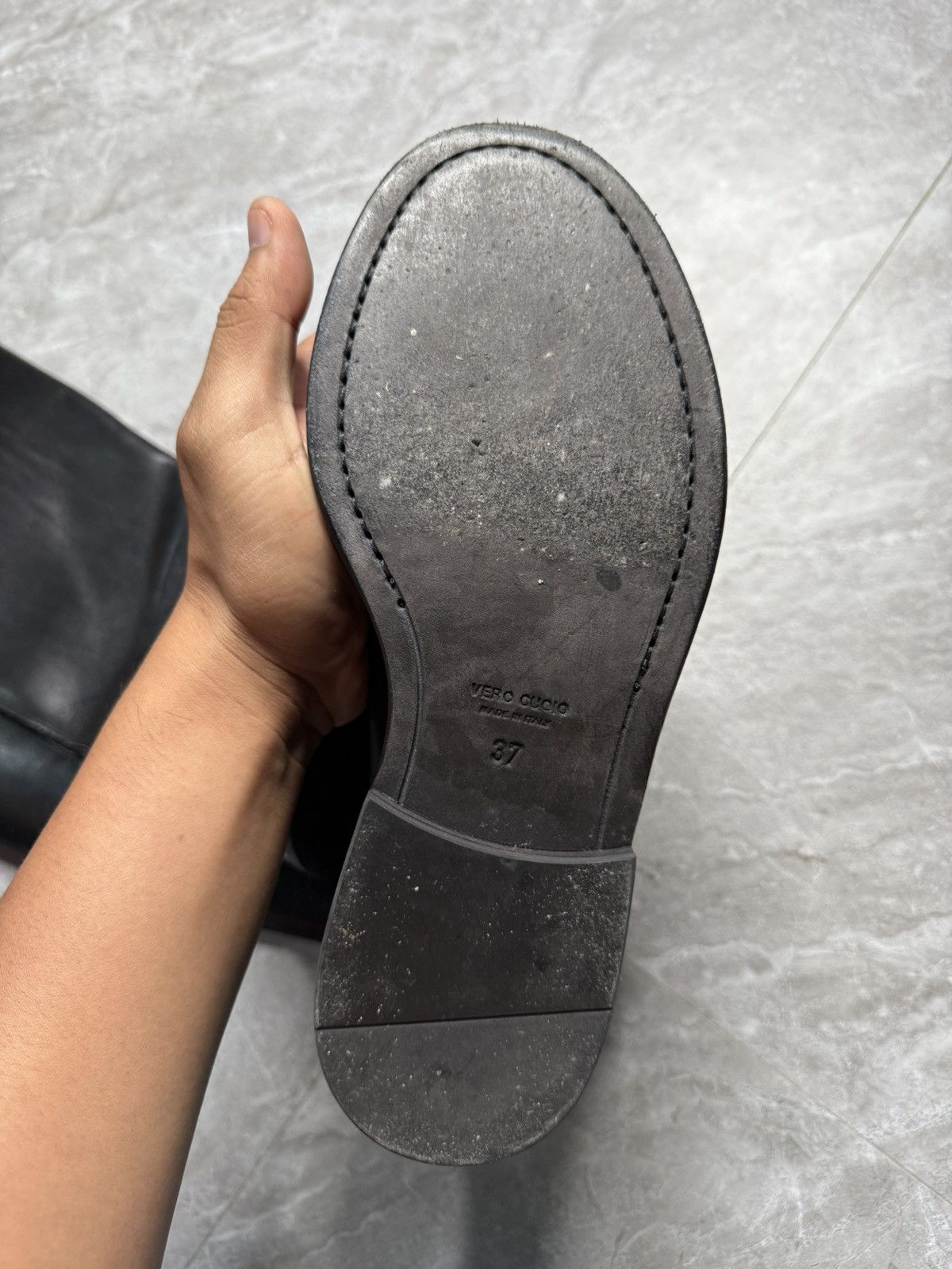 Ann Demeulemeester Ann Demeulemeester Belted Riding Boots 100% Authentic Size US 7 / IT 37 - 13 Thumbnail