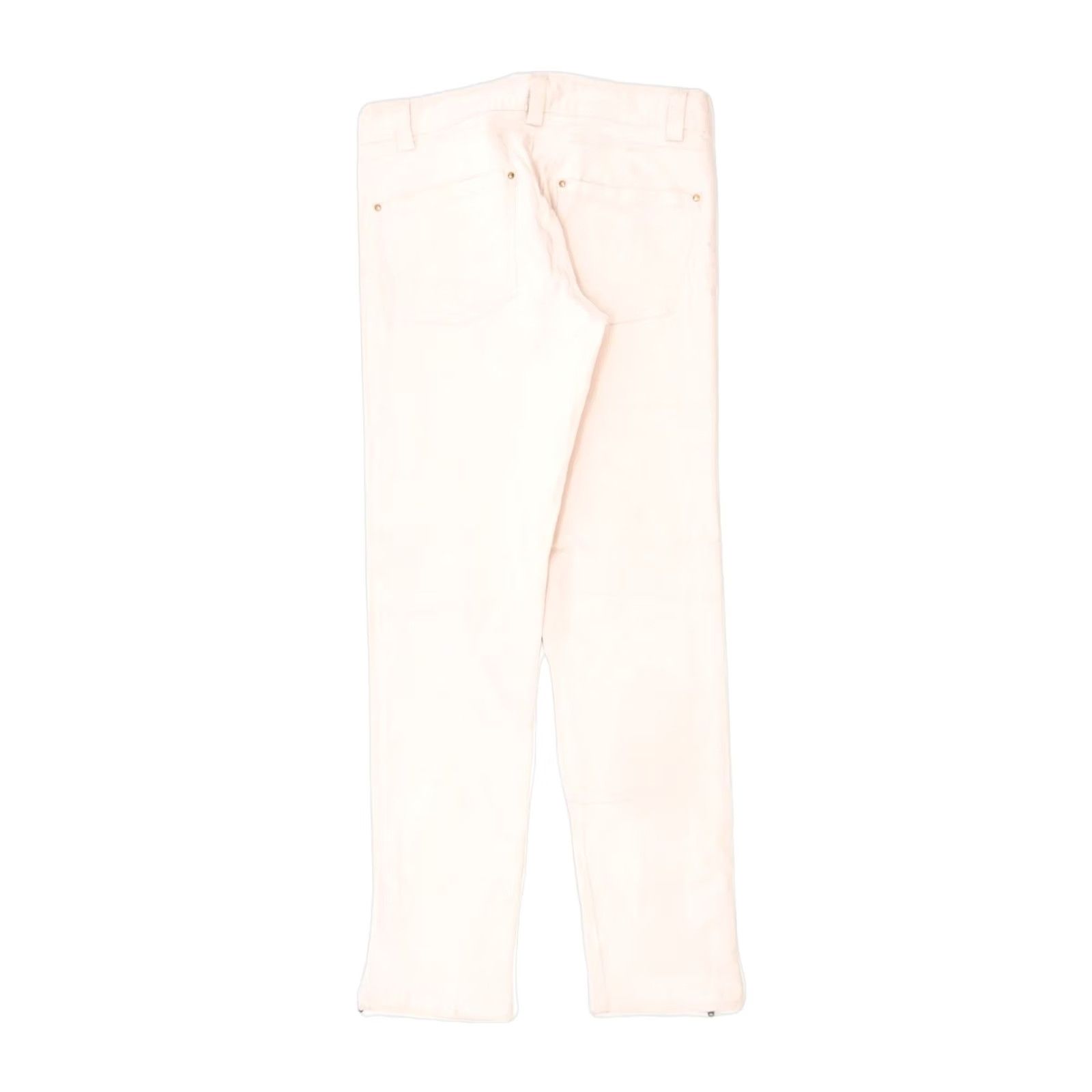 Massimo Dutti MASSIMO DUTTI Womens Skinny Casual Trousers Pink Cotton Small W28 L28 US 4 Size 28" / US 6 / IT 42 - 2 Thumbnail