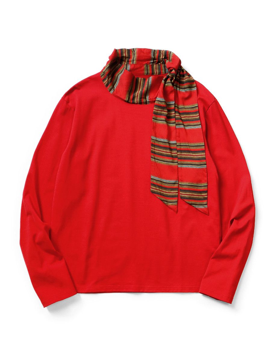 Kapital kapital Jersey Tie Long Sleeve T-shirt Pecos Stripe Size US S / EU 44-46 / 1 - 1 Thumbnail