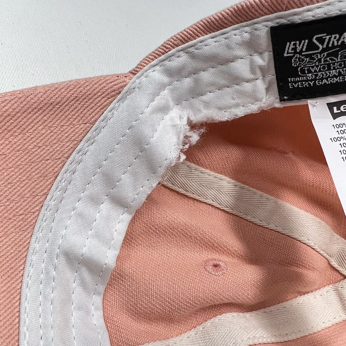 Levi's New Levi Hat Cap Pink Adjustable Curve Pink Baseball Strap Size ONE SIZE - 12 Thumbnail