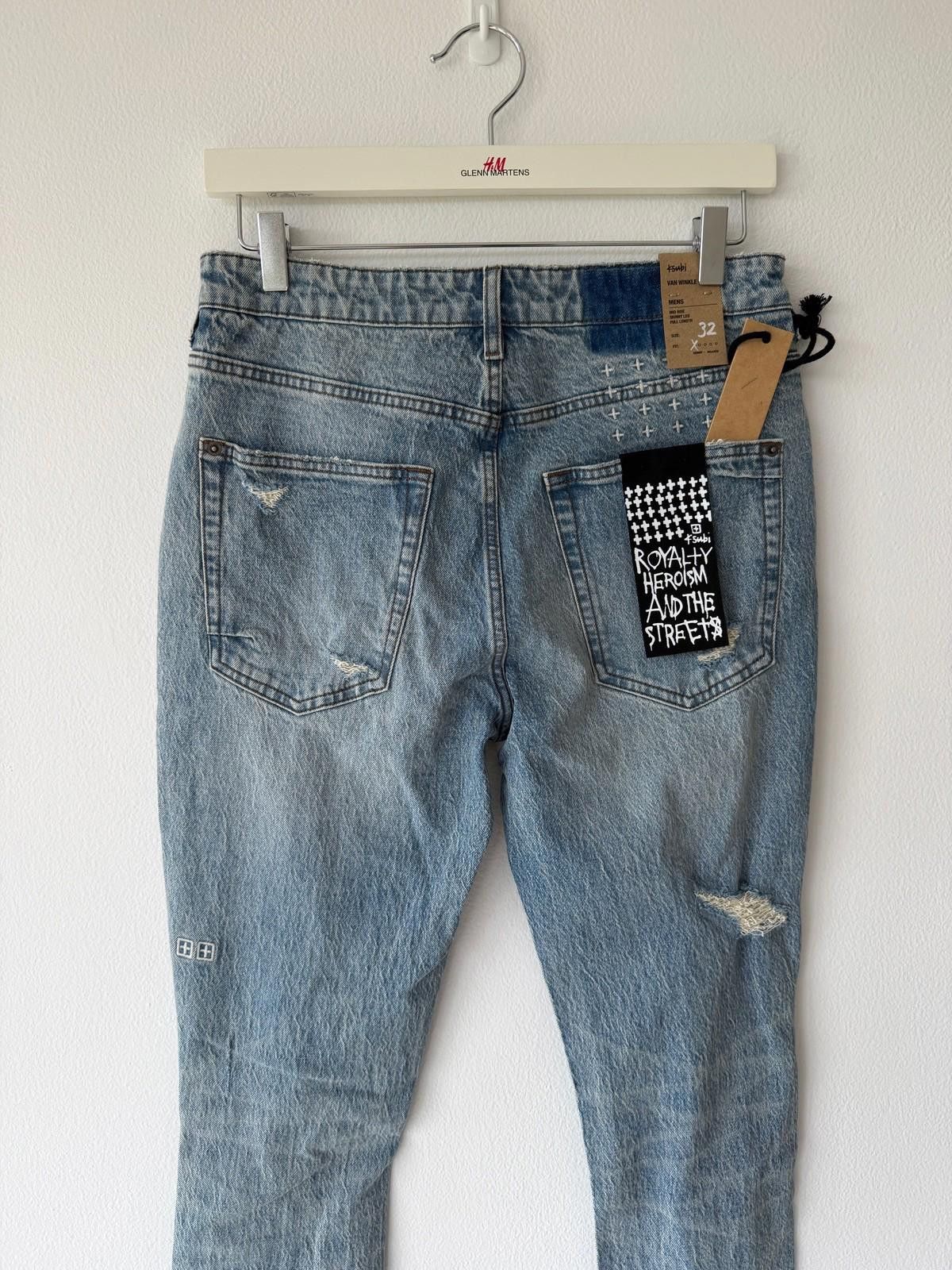 Ksubi new Ksubi mens jeans van winkle painter repair blue 32 Size US 32 / EU 48 - 6 Thumbnail