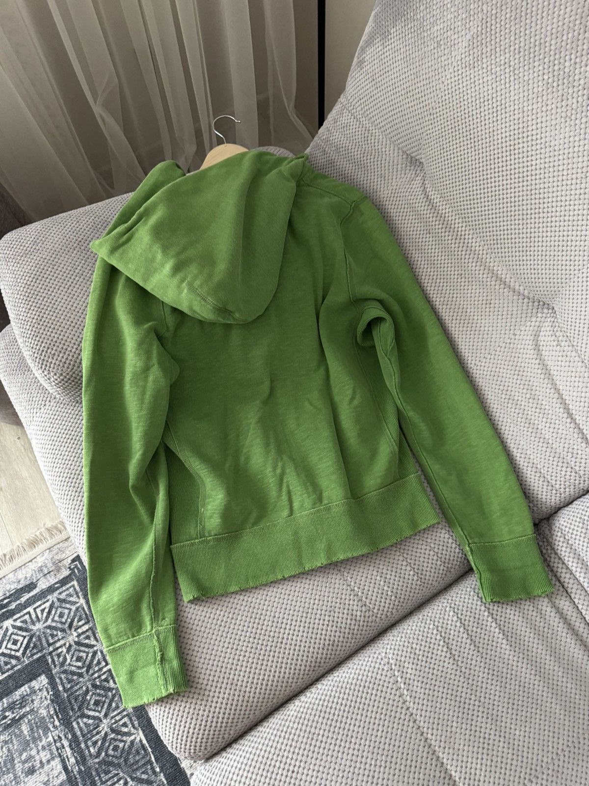 Abercrombie & Fitch Abercrombie & Fitch Y2K Distressed Green Zip Hoodie Size US M / EU 48-50 / 2 - 15 Thumbnail