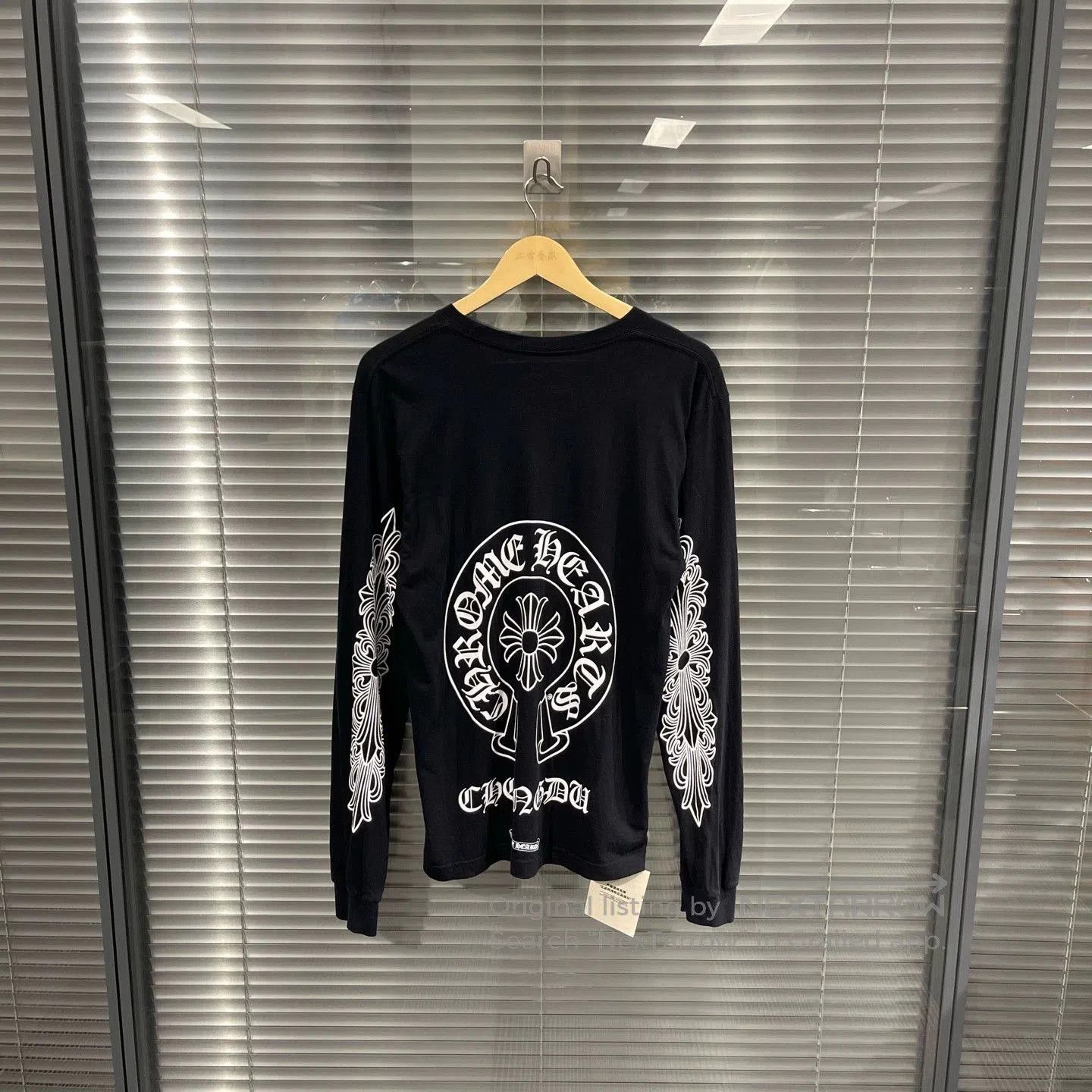 Chrome Hearts Black Long Sleeve Graphic Print Shirt. Size US M / EU 48-50 / 2 - 1 Thumbnail