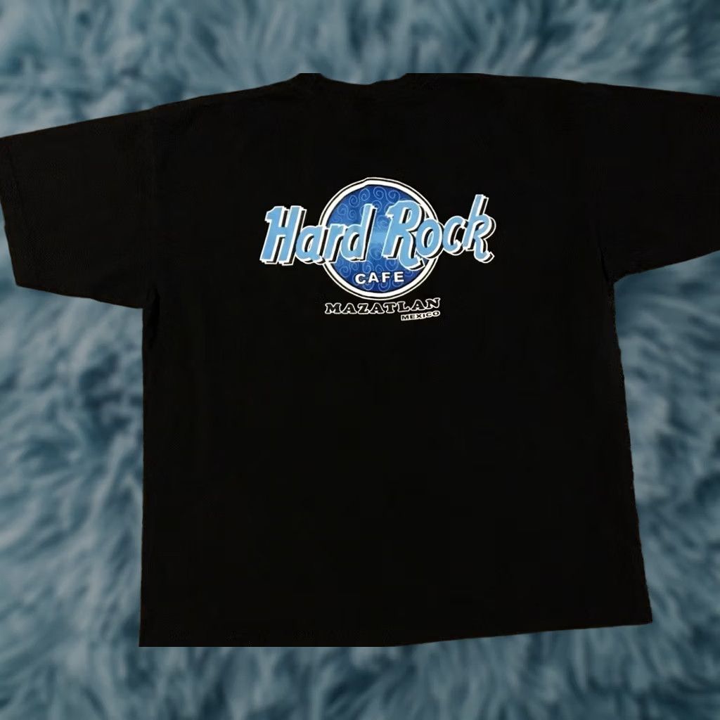 Nautica VINTAGE Mazatlan Mexico Bar Faded Shirt M L Beach Nautical Surf Beer Dive Grunge Navy Black USA 80s 90s Sailing Mens T-Shirt Short Sleeve Size US M / EU 48-50 / 2 - 1 Thumbnail