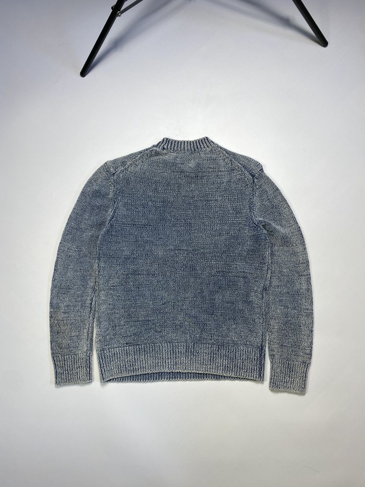 Allsaints Allsaints isumi crew blue garment knit sweater jumper Size US S / EU 44-46 / 1 - 11 Thumbnail