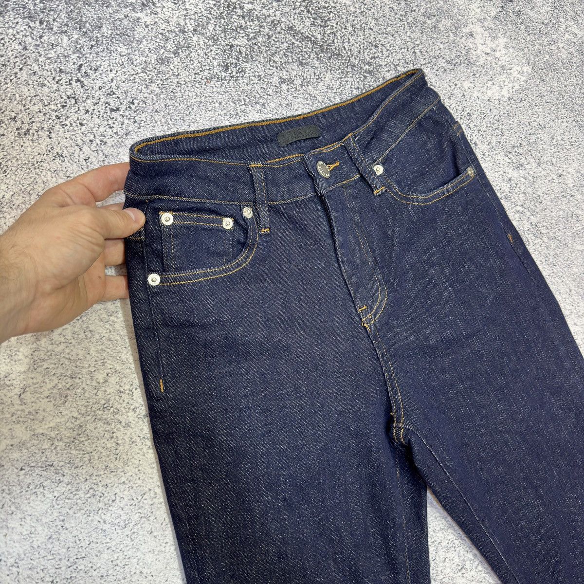 Prada Prada Dark Indigo Flared Jeans 26 size Size 26" / US 2 / IT 38 - 4 Thumbnail