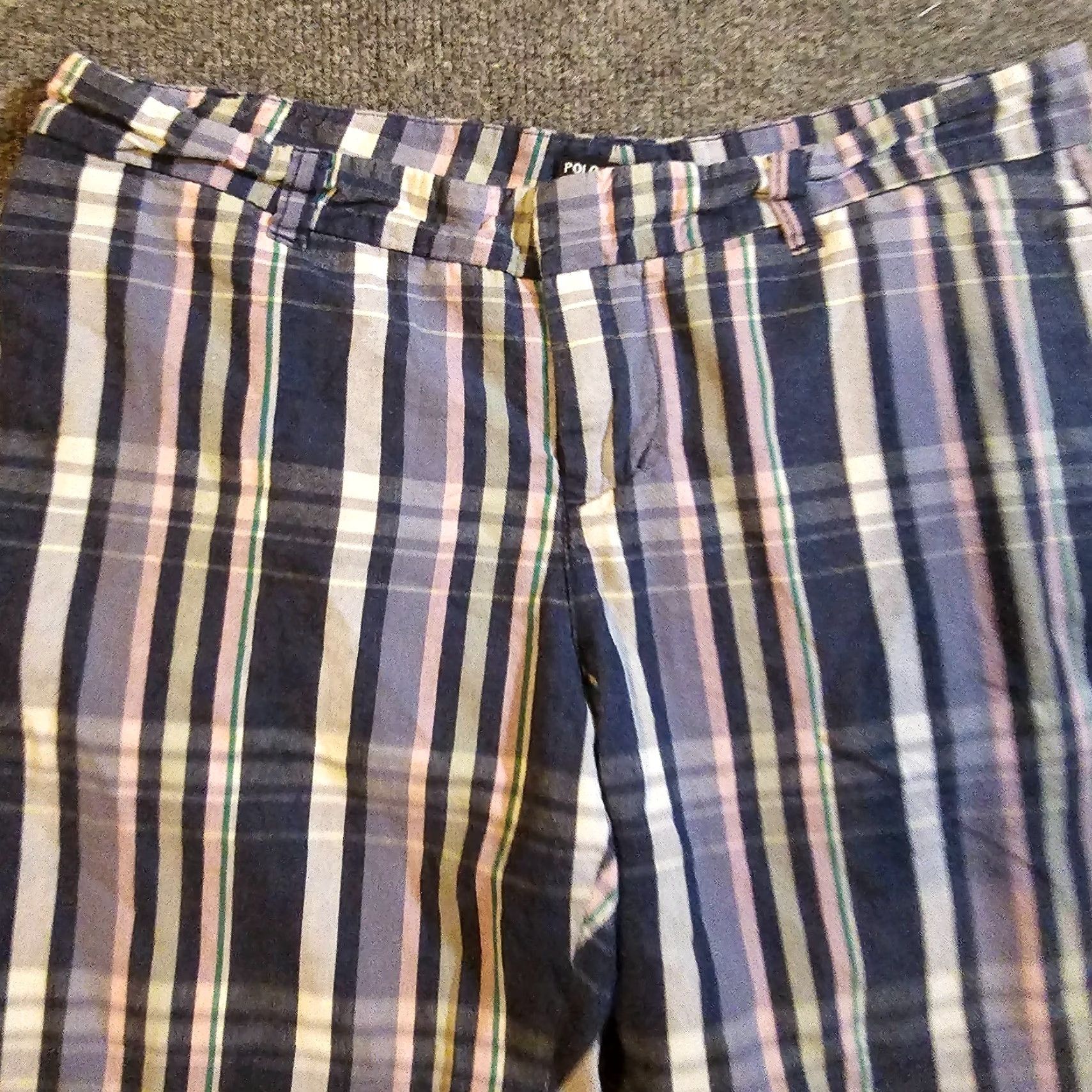 Polo Ralph Lauren VINTAGE Polo Jeans Co Ralph Lauren Short Womens 4 Bermuda Plaid Blue Preppy Casual Size 27" / US 4 / IT 40 - 2 Thumbnail