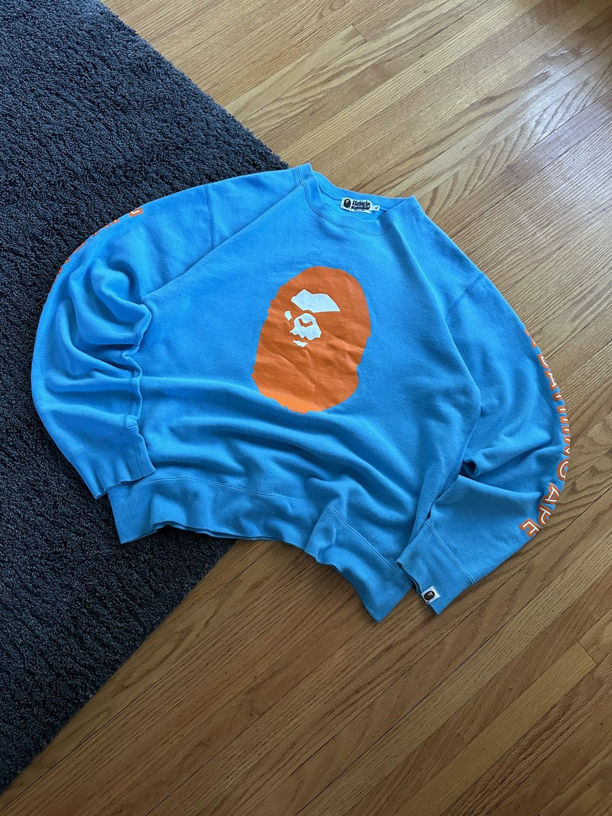 Bape Mad Ape Face Crewneck Size US XL / EU 56 / 4 - 2 Thumbnail