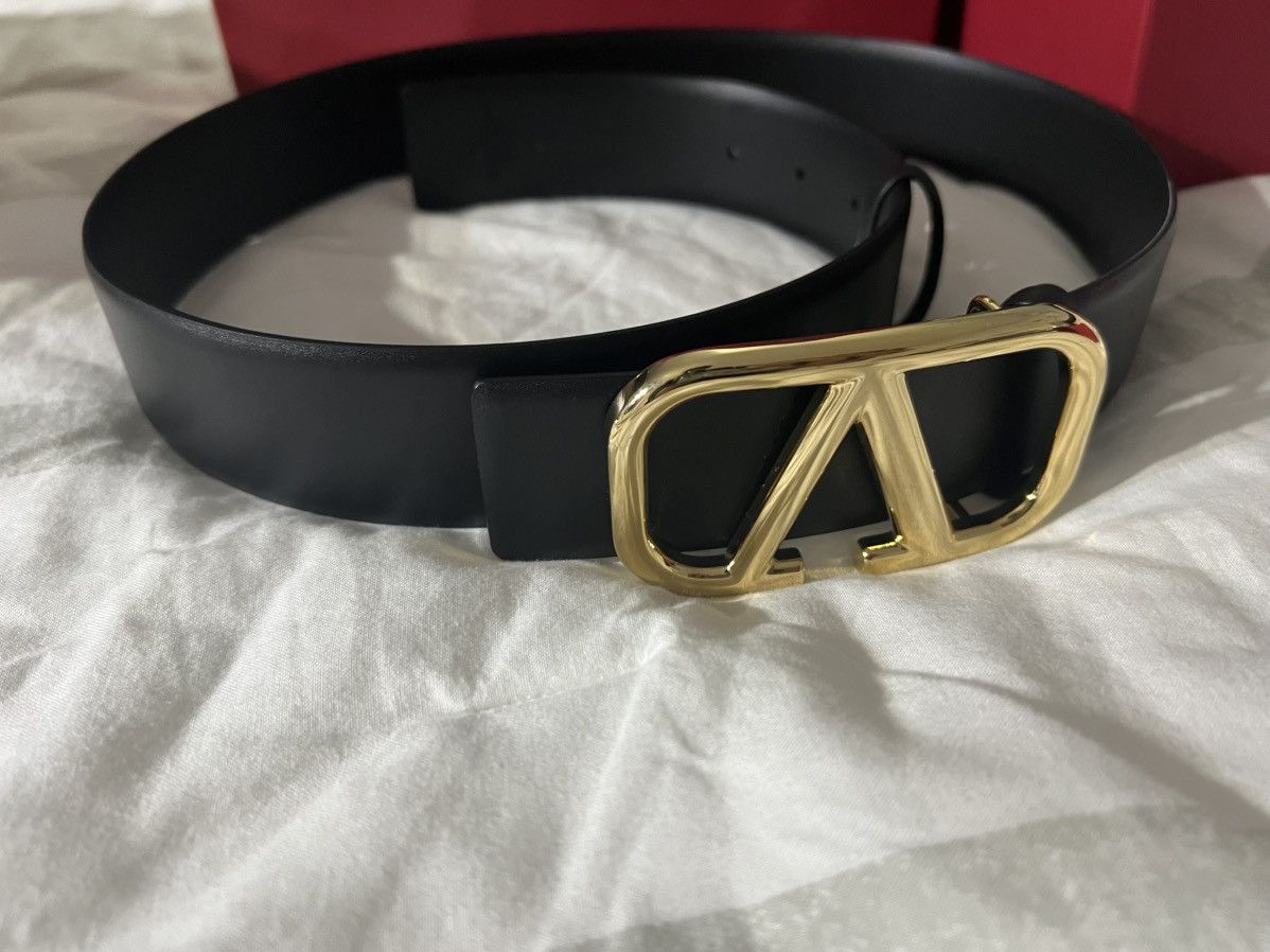 Valentino Valentino garavani black belt Size ONE SIZE - 7 Thumbnail