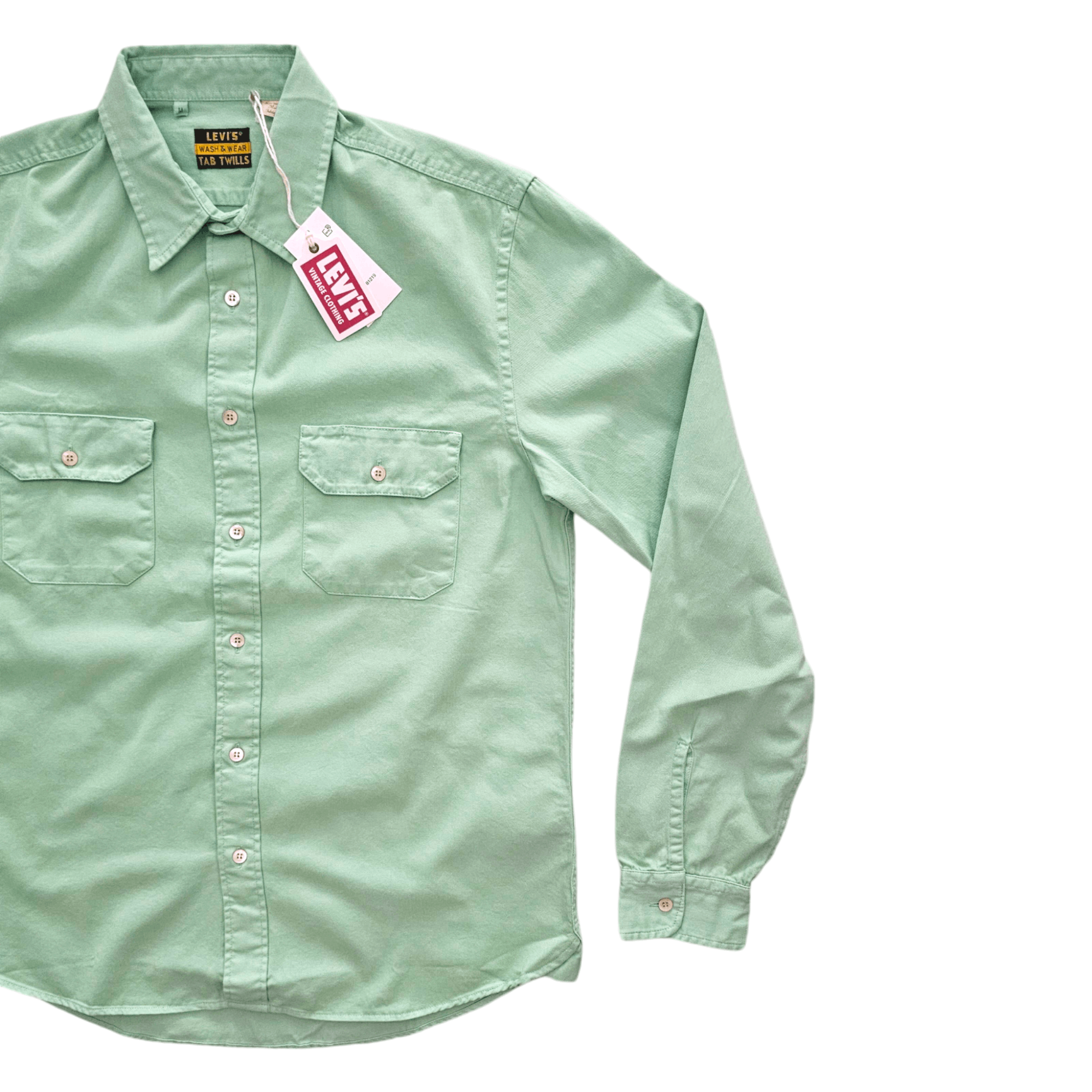 Levi's Vintage Clothing NWT LVC Levi's Vintage Clothing 1950s Tab Twills Shirt SS19 Size US M / EU 48-50 / 2 - 2 Thumbnail