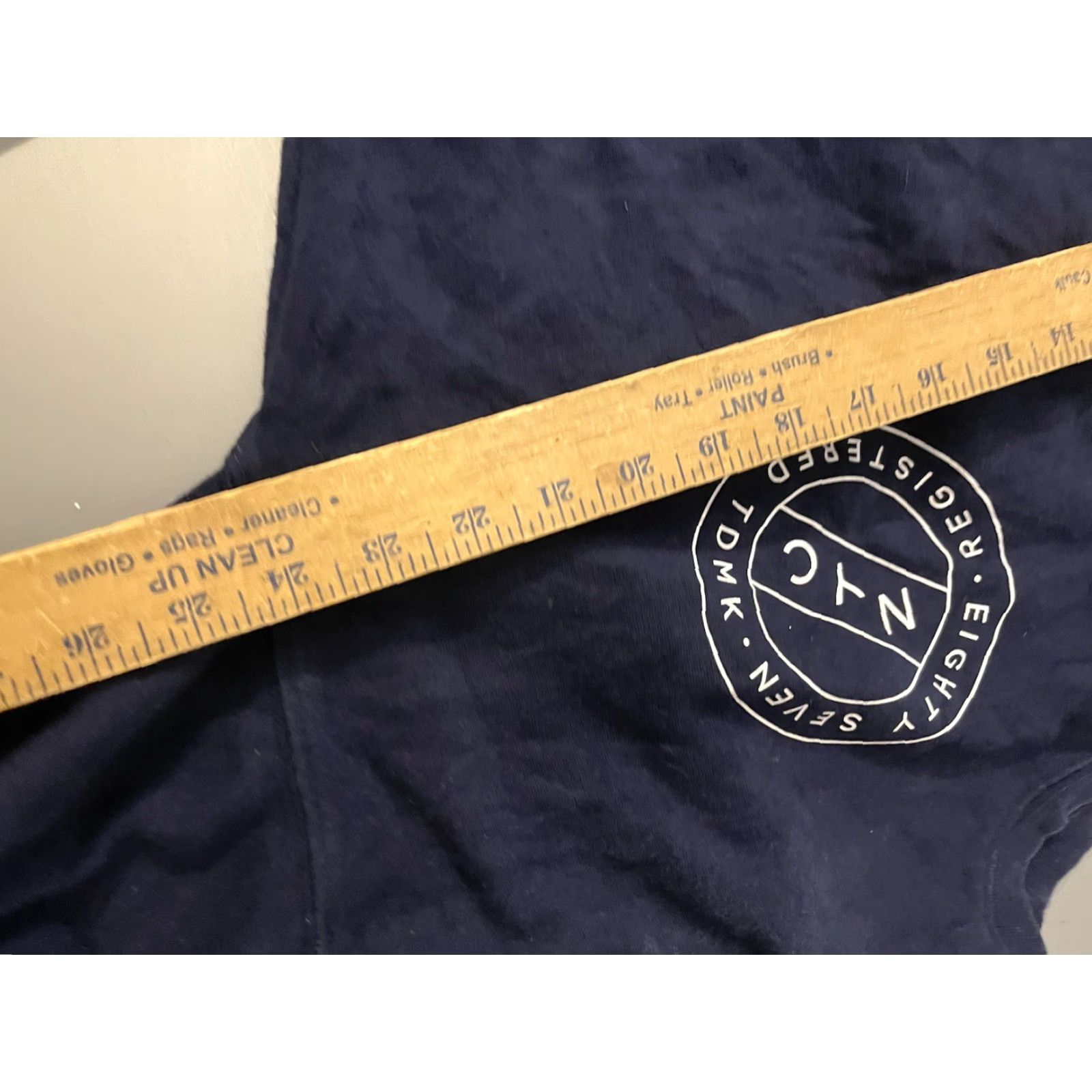 Vintage Aeropostale AERO Sweatshirt Womens Sz Medium Blue Crop Top Crew Neck BIG LOGO Size M / US 6-8 / IT 42-44 - 5 Thumbnail