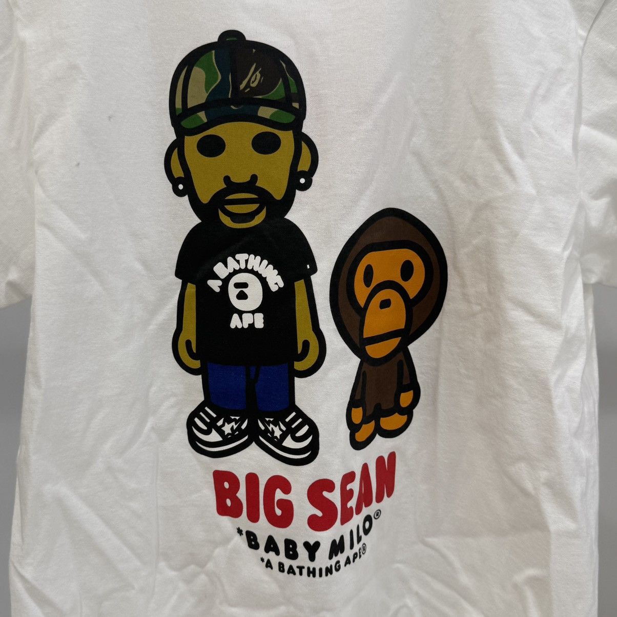 Bape BAPE x Big Sean Baby Milo Tee White Size US M / EU 48-50 / 2 - 3 Thumbnail