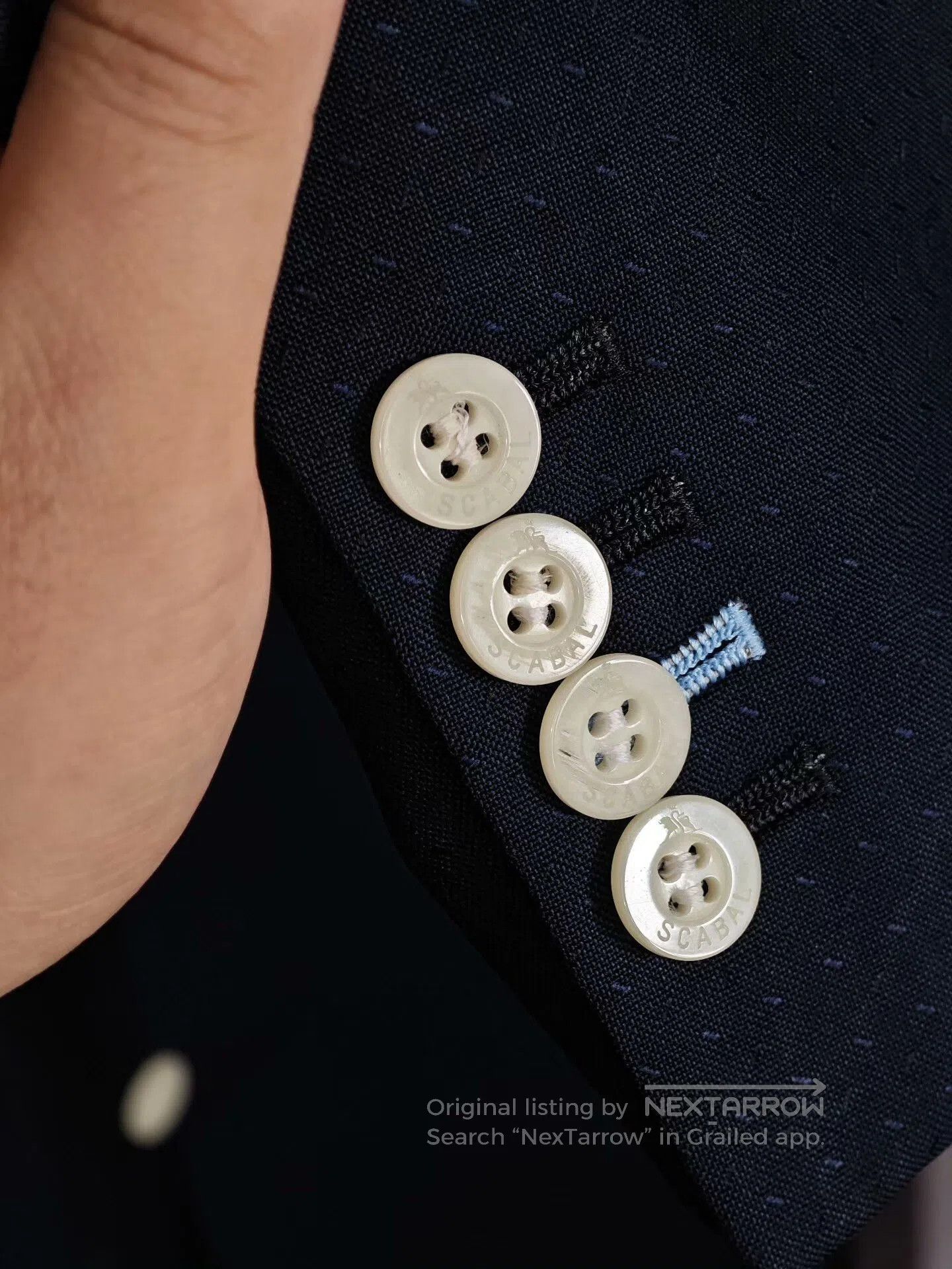 SCABAL Custom SCABAL Wool Blazer Suit. Size US M / EU 48-50 / 2 - 4 Thumbnail