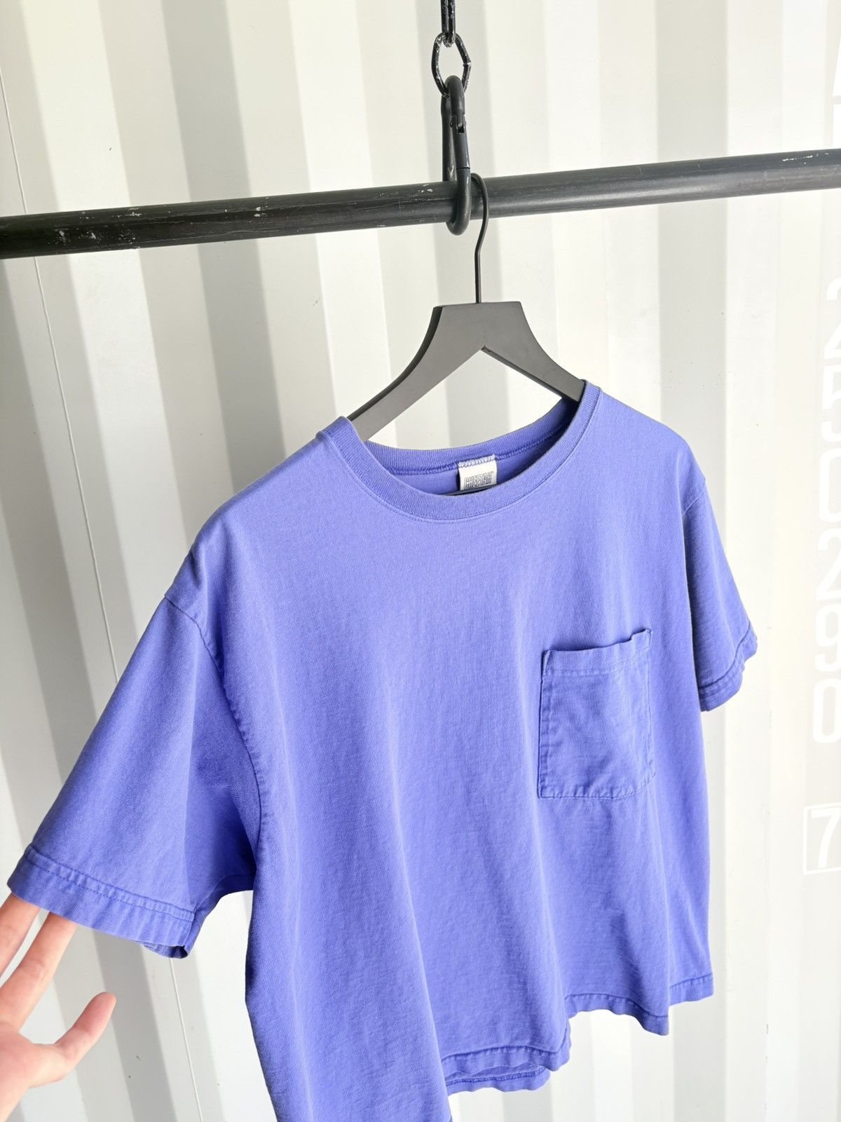 Vintage Thrashed Sun Faded Pocket Shirt Distressed Band Erd boxy fit Size US L / EU 52-54 / 3 - 2 Thumbnail