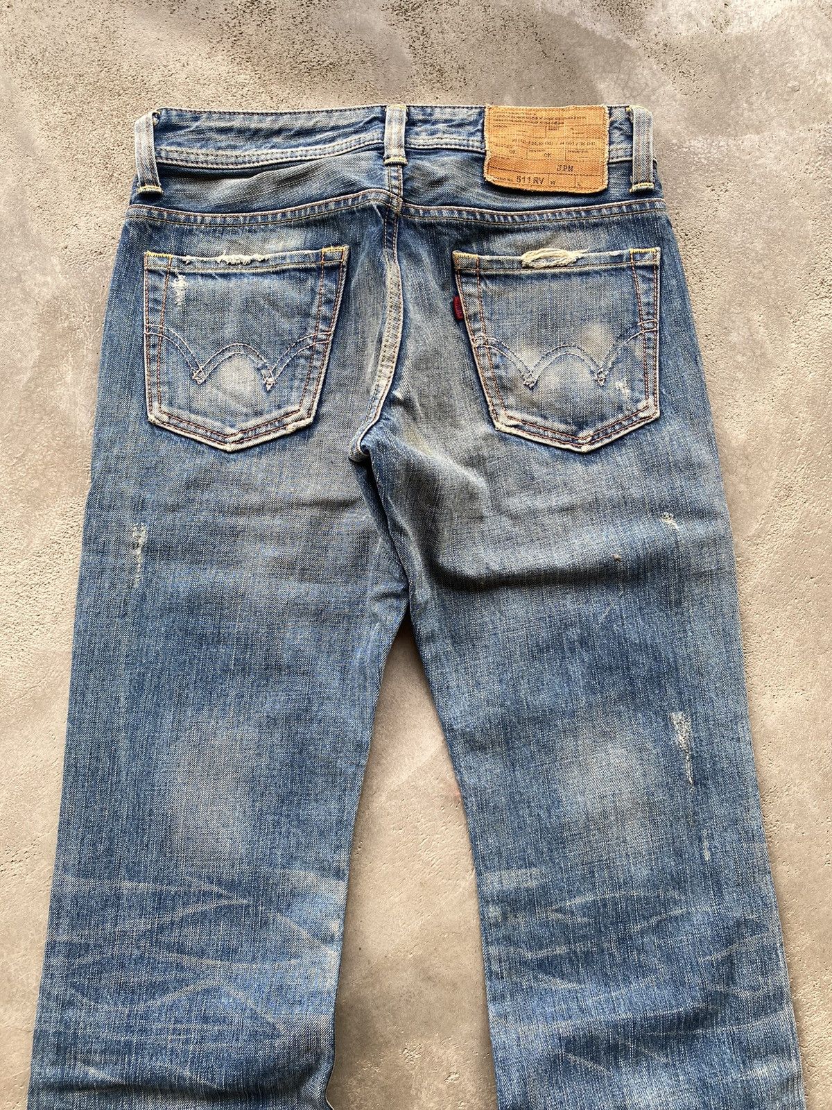 Edwin × If Six Was Nine × Japanese Brand Vintage Edwin Distressed Boot Cut Jeans Size US 30 / EU 46 - 17 Thumbnail
