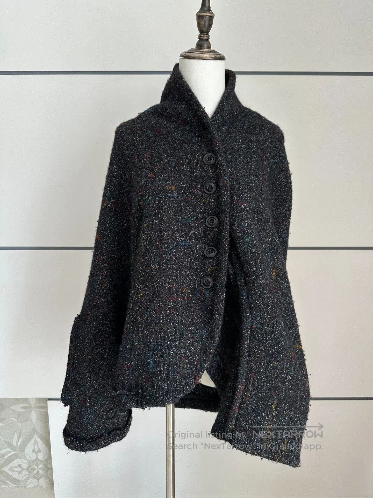 Y's Y's Yohji Yamamoto Wool Cardigan. Size M / US 6-8 / IT 42-44 - 1 Thumbnail