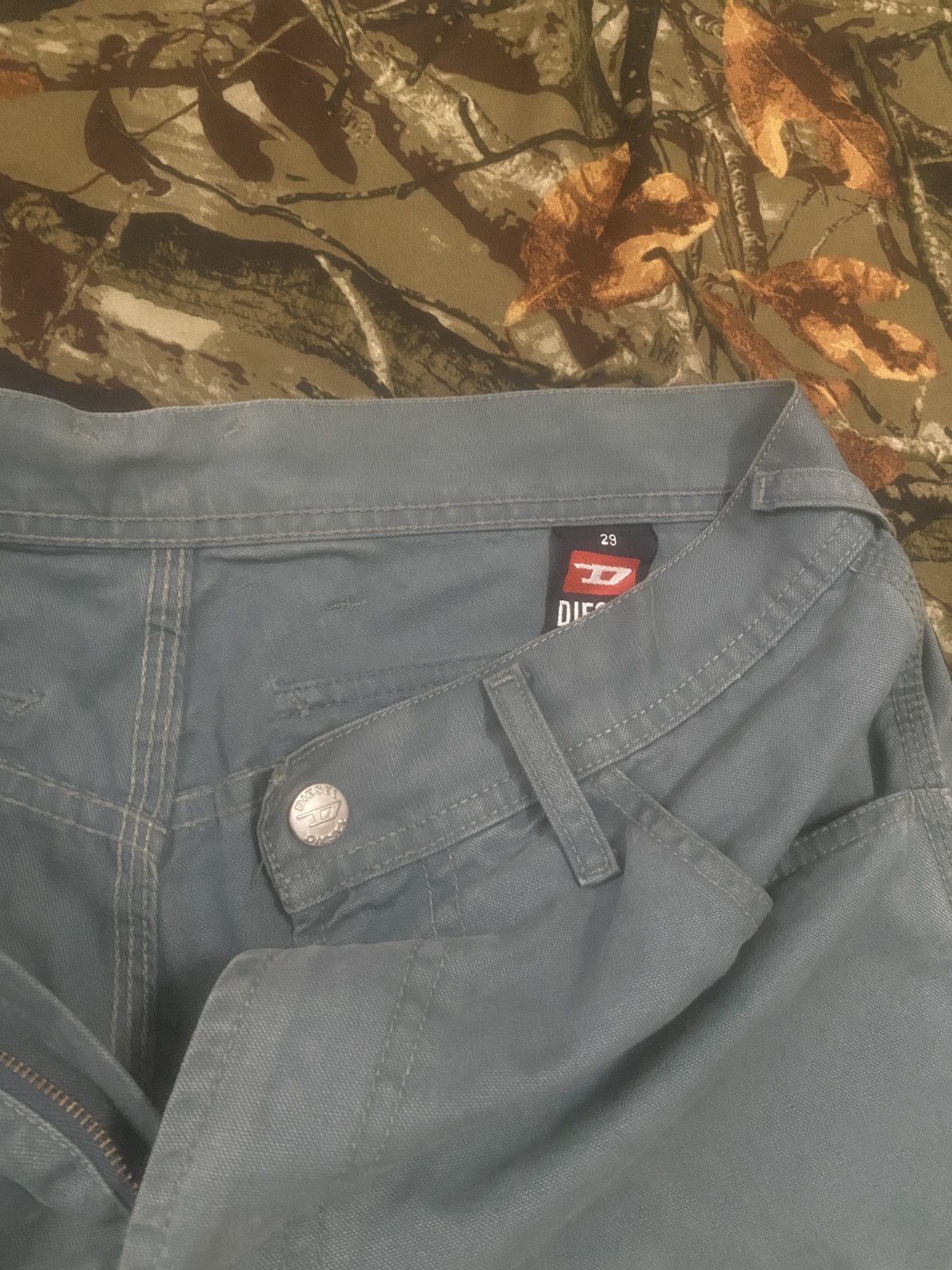 Diesel 1990s Diesel Articulated Carpenter Pants Size US 29 - 3 Thumbnail