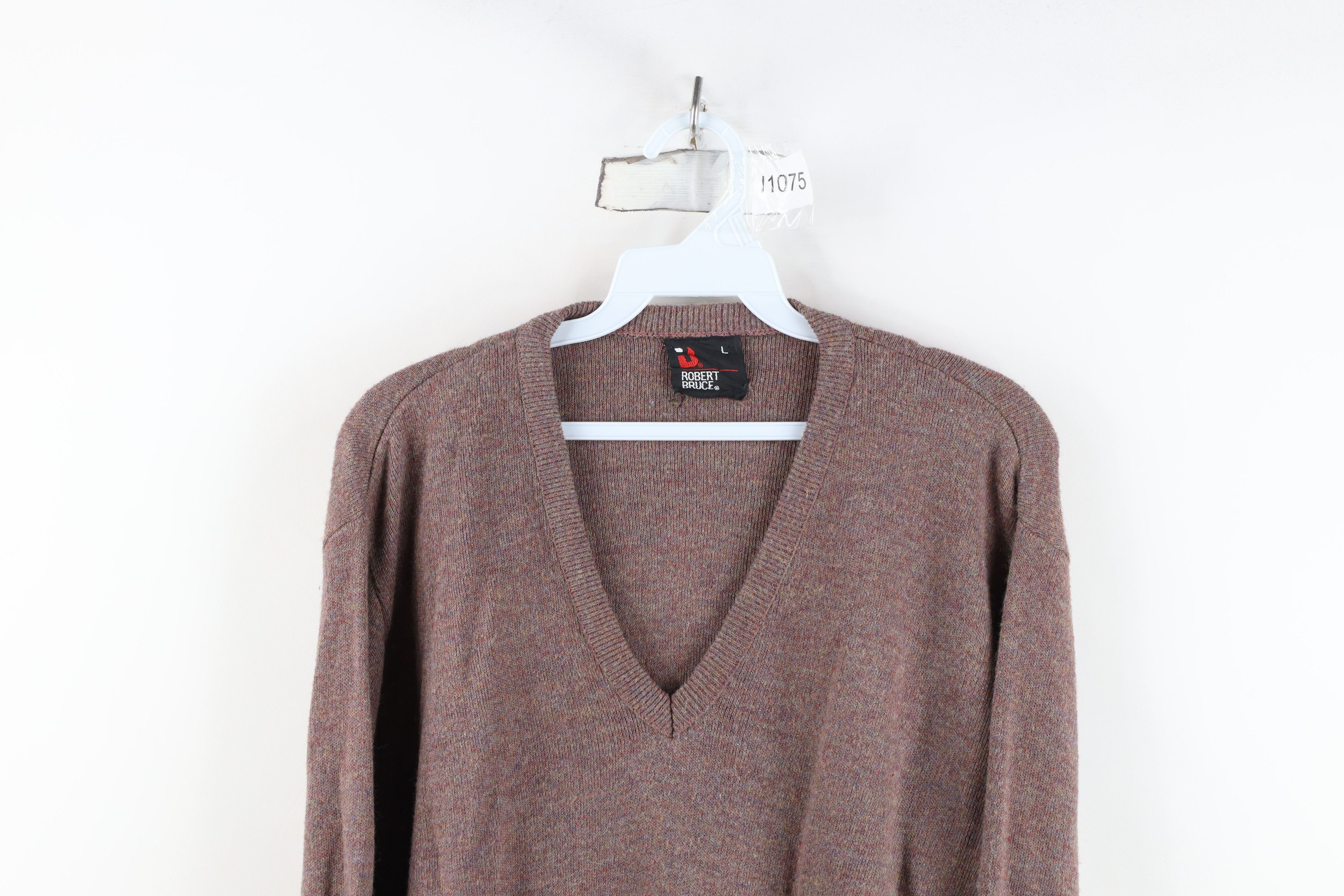Vintage Vintage 70s Streetwear Rainbow Fleck Soft Knit Sweater USA Size US L / EU 52-54 / 3 - 2 Thumbnail