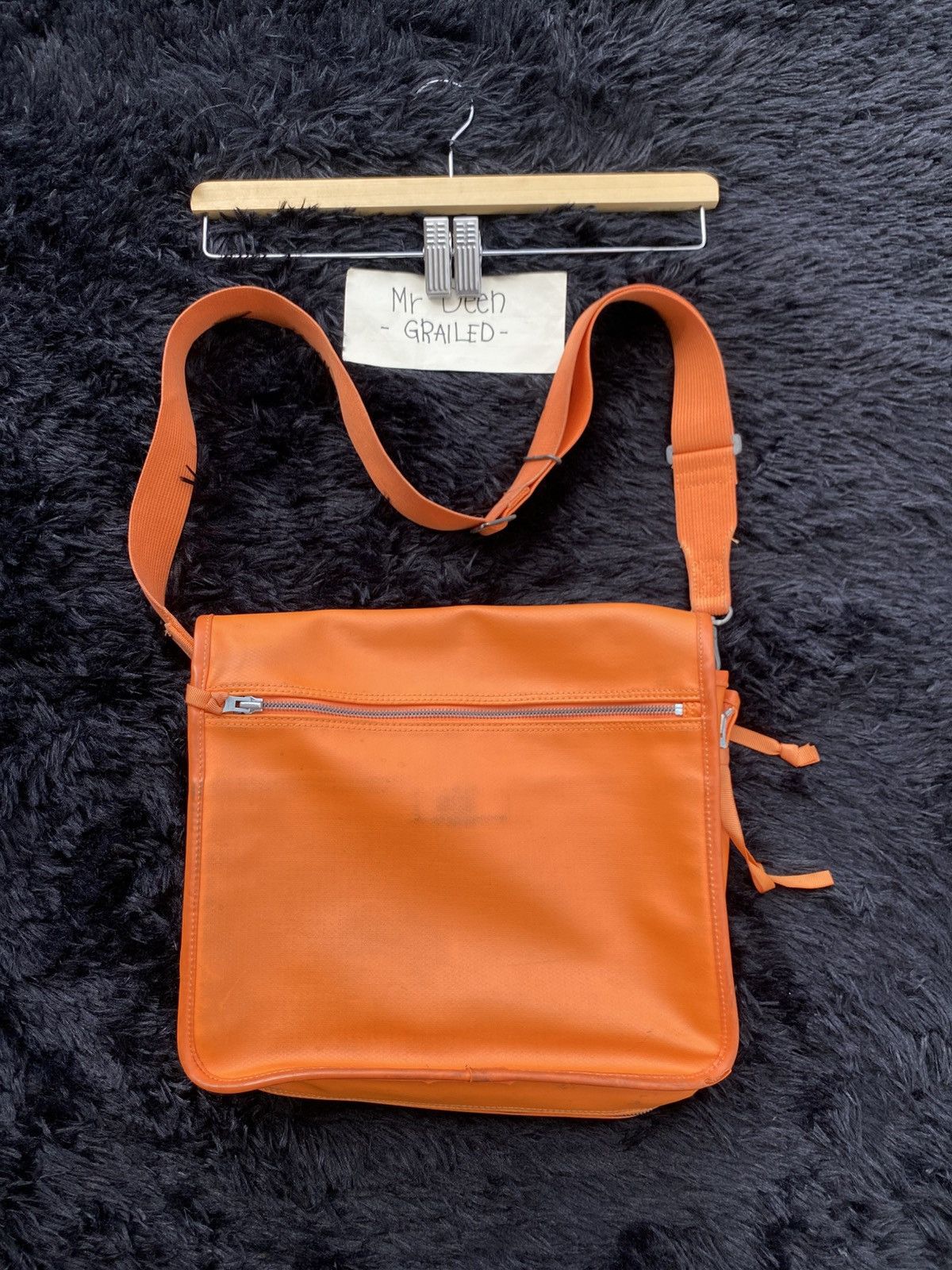Porter A.P.C Yoshida Luggage Label Shoulder Bag Orange Color Size ONE SIZE - 21 Thumbnail