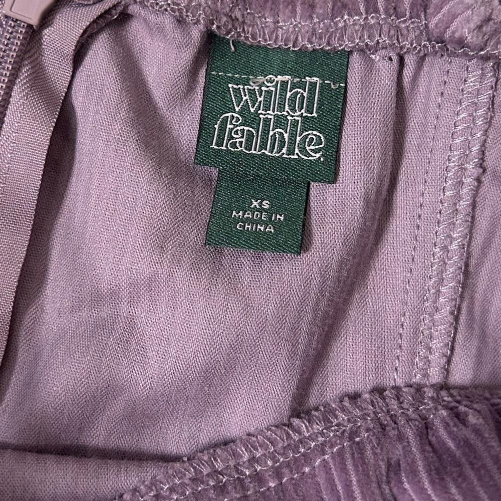 Designer Wild Fable l Lavender Corduroy Dress XS Size XS / US 0-2 / IT 36-38 - 7 Thumbnail