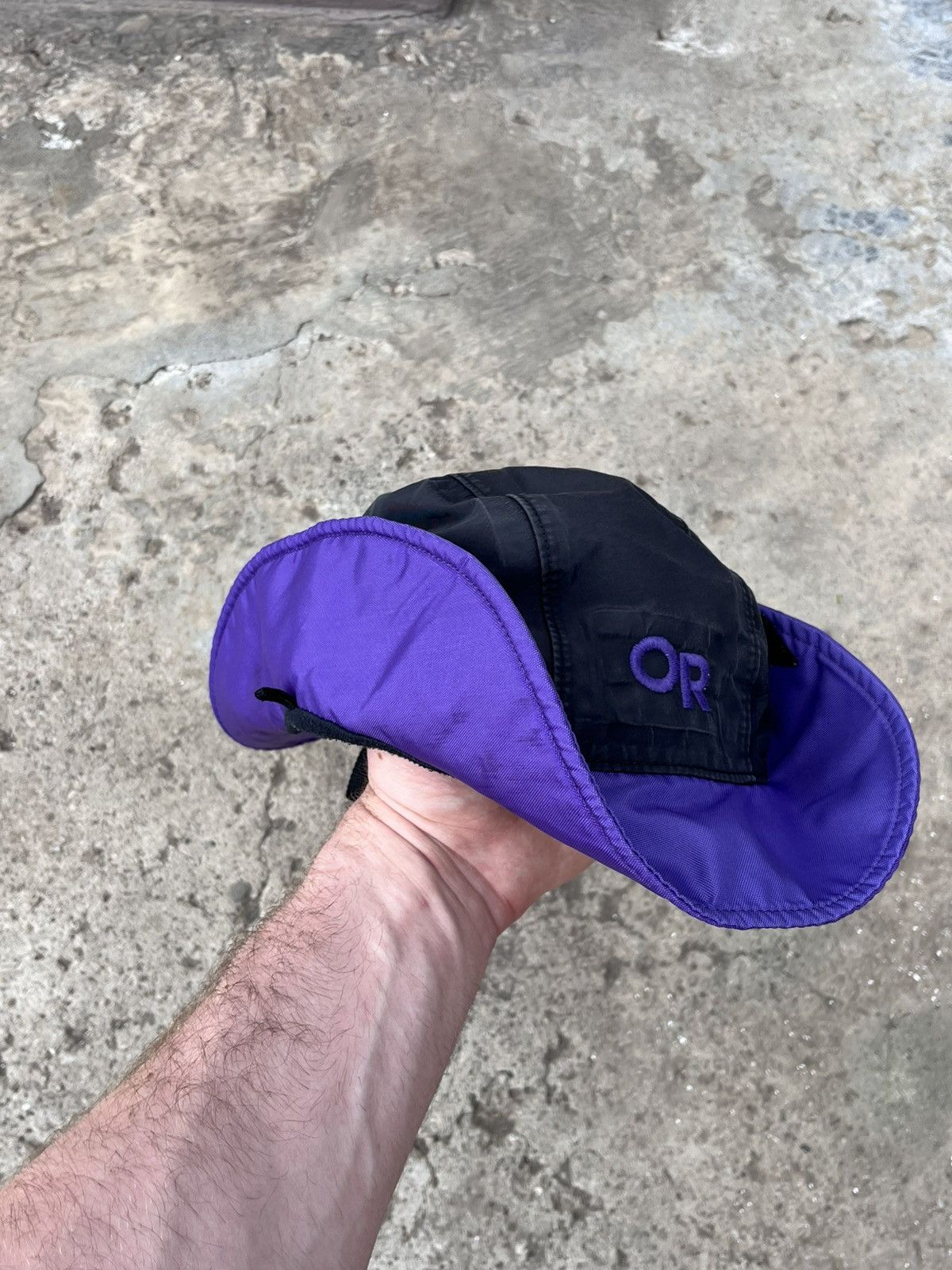 Outdoor Research Vintage Outdoor Research GoreTex Bucket Hat Purple Black Y2K Size ONE SIZE - 1 Thumbnail