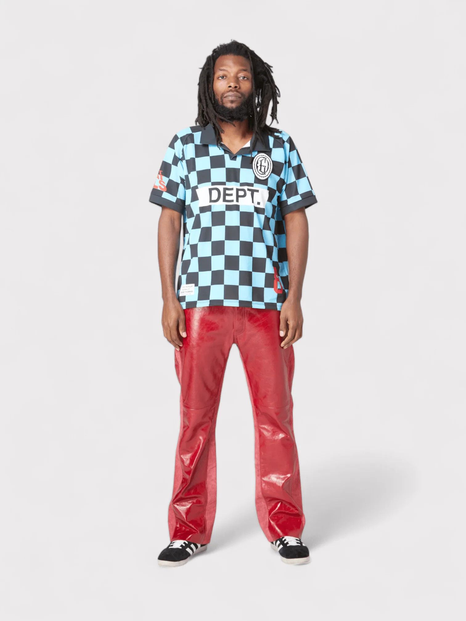 Gallery Dept. Alvarado Soccer Jersey in Multi Check Size US L / EU 52-54 / 3 - 2 Thumbnail