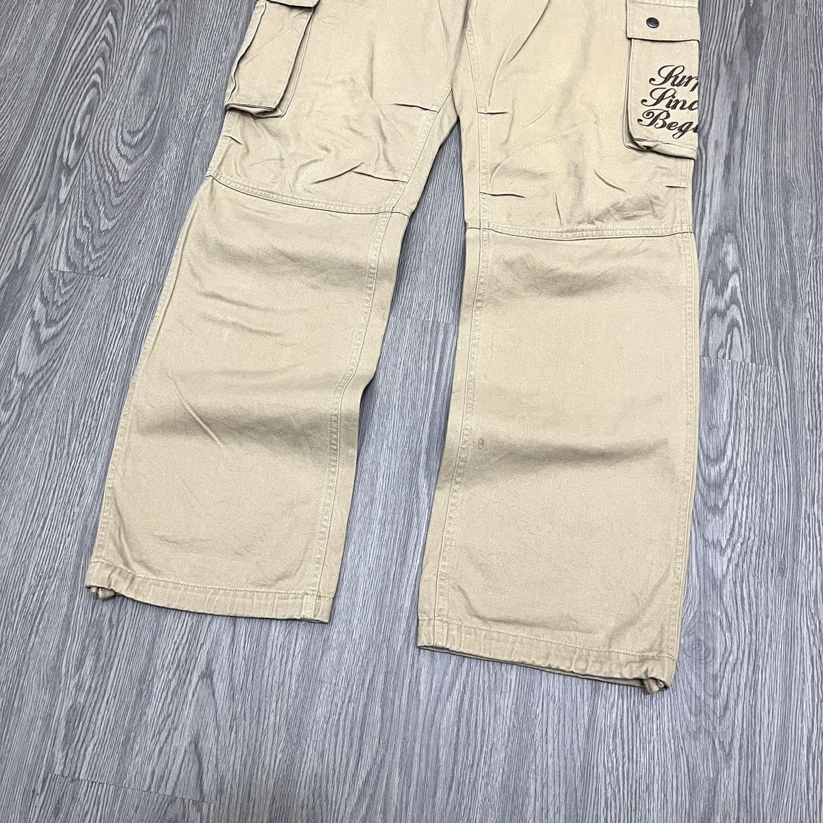 Japanese Brand Gotcha Cargo Baggy Pant Embroidery Pocket Lgb Style 🟥 Size US 32 / EU 48 - 3 Thumbnail