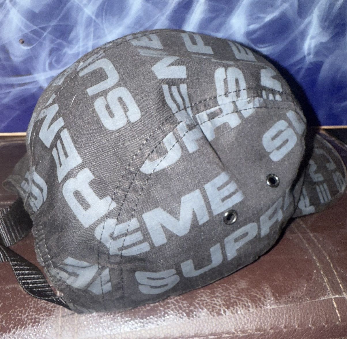 Supreme Supreme Reactive Print Camp Cap 'Black' FW20H41 Fall/Winter Size ONE SIZE - 9 Thumbnail