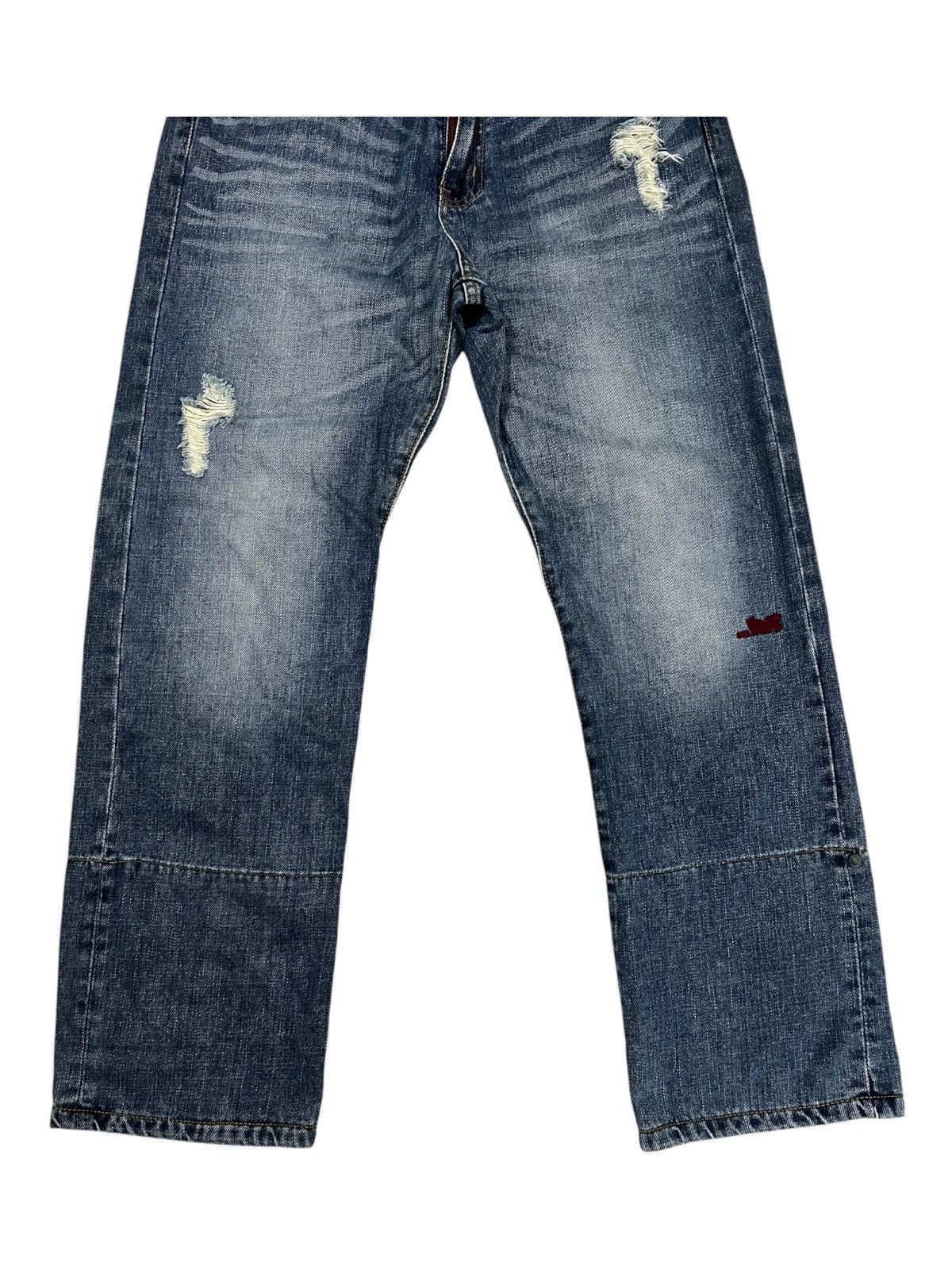 Hook-Ups × Lost Enterprises × Powell Peralta Y2K Lost Skateboard Pockets Logo Baggy Skater Jeans Denim Size US 29 - 9 Thumbnail