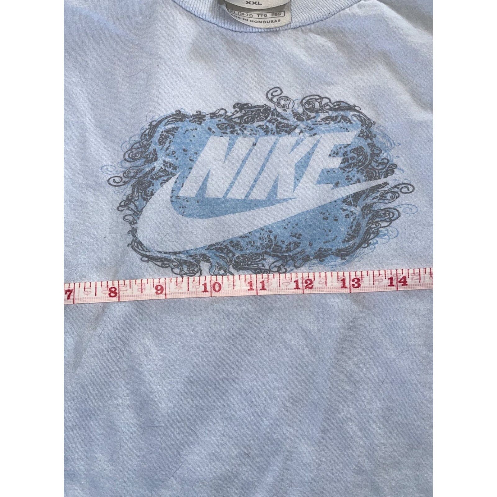 Nike VINTAGE Nike Solver Tag XXL light blue T-Shirt Men 2XL Blue Size US XXL / EU 58 / 5 - 2 Thumbnail