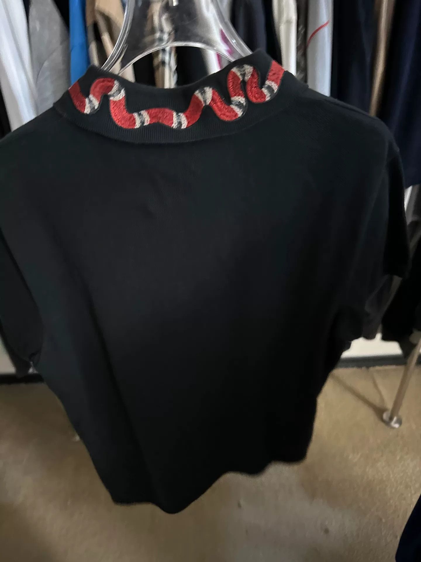 Gucci gucci black short sleeve polo shirt Size US M / EU 48-50 / 2 - 2 Thumbnail