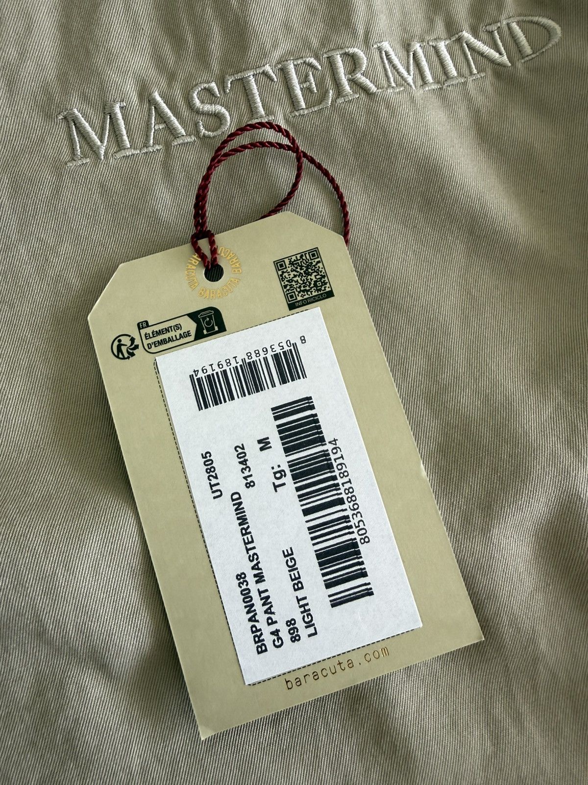 Baracuta × Mastermind World Baracuta Mastermind G4 Trousers Light Beige Size M Size US 32 / EU 48 - 10 Thumbnail