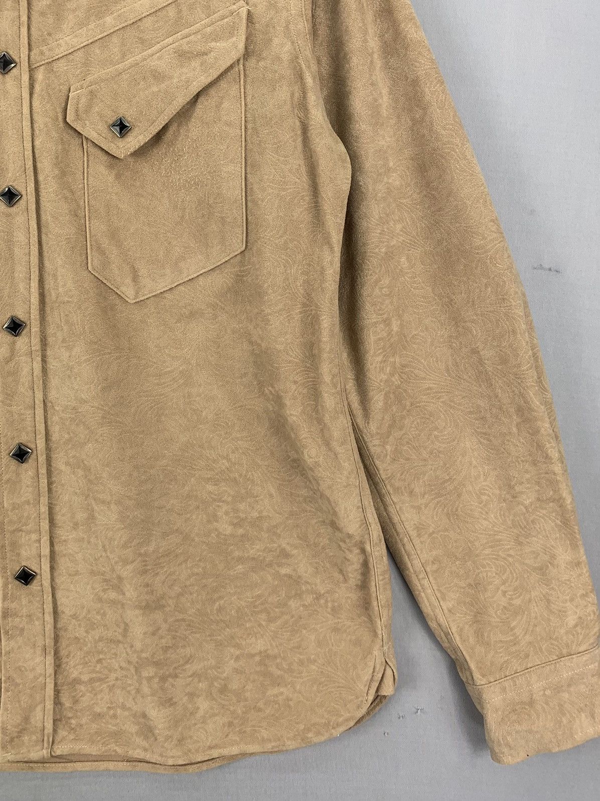 Japanese Brand Vintage Flannel Faux Suede Size US S / EU 44-46 / 1 - 6 Thumbnail
