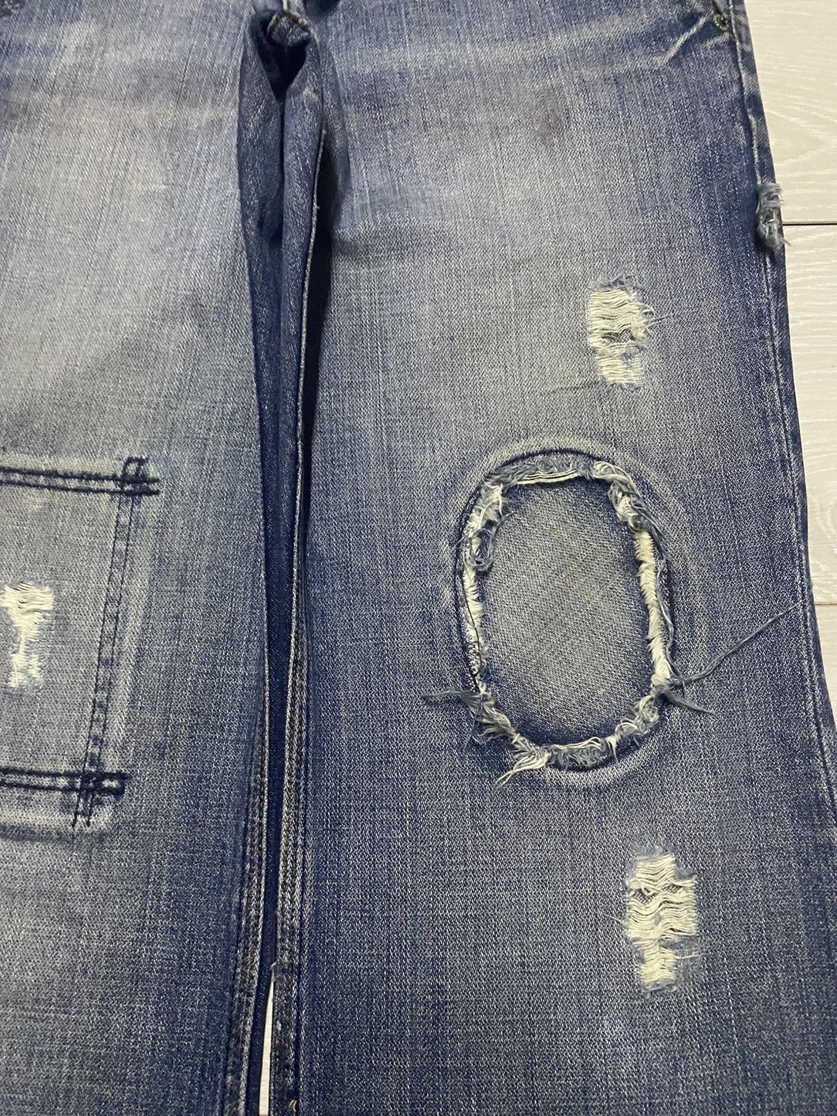 Maison Margiela Japanese Brand Patchwork Baggy Denim Margiela Style Size US 32 / EU 48 - 8 Thumbnail