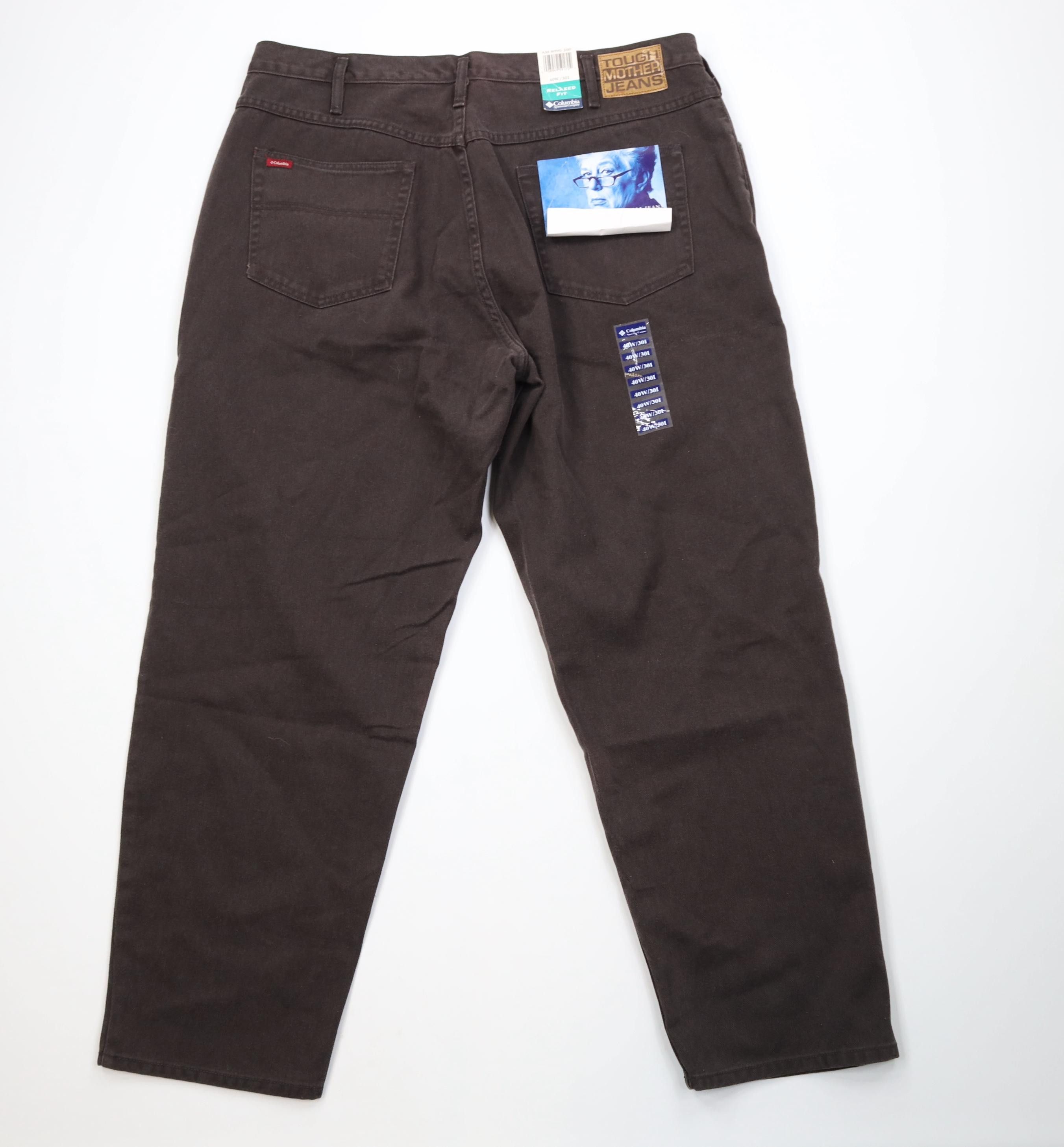 Columbia Deadstock Vintage 90s Columbia Baggy Fit Denim Jeans Brown Size US 40 / EU 56 - 7 Thumbnail