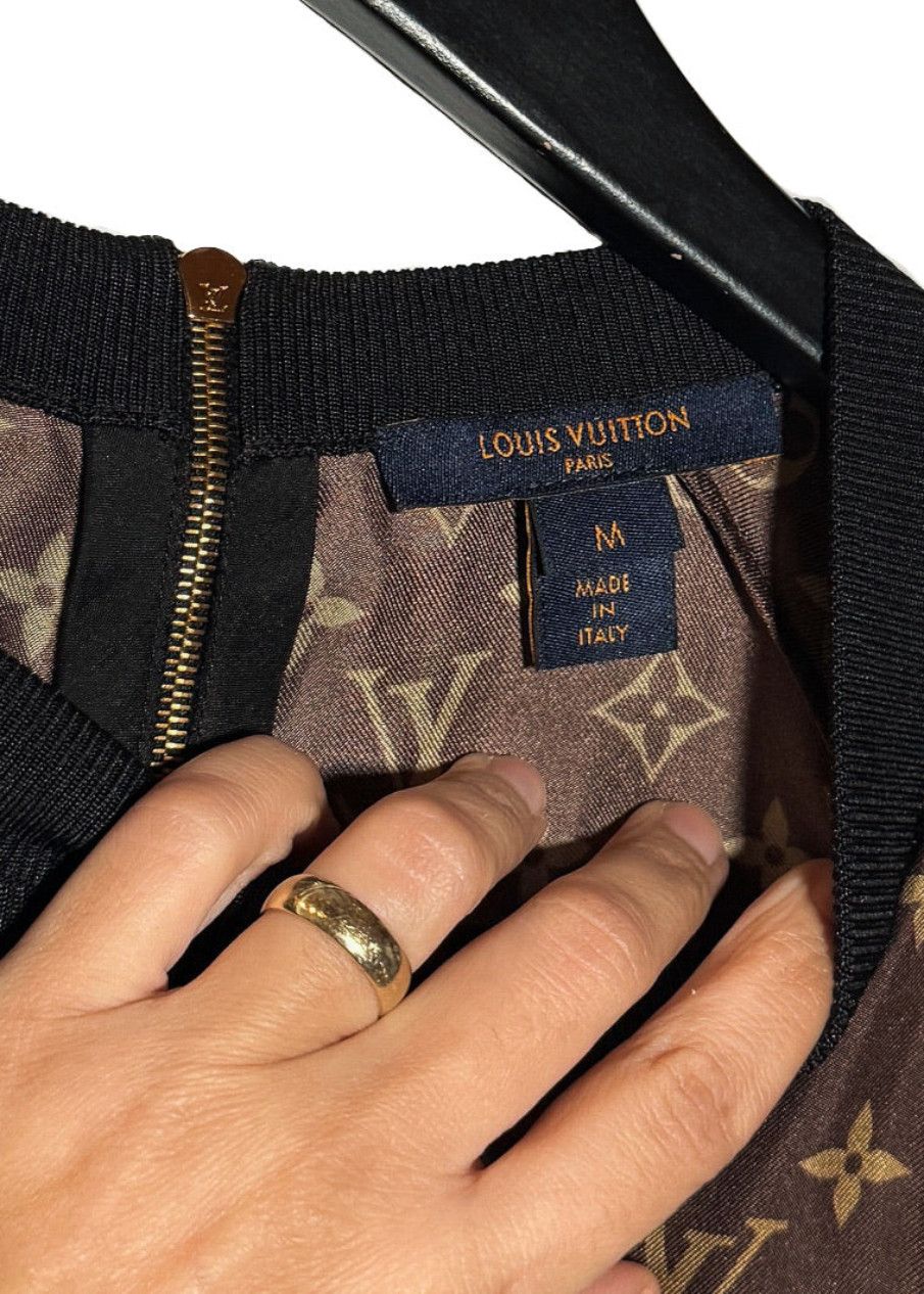 Louis Vuitton Louis Vuitton 2021 Brown Monogram Silk Sporty Sweater Size M / US 6-8 / IT 42-44 - 7 Thumbnail