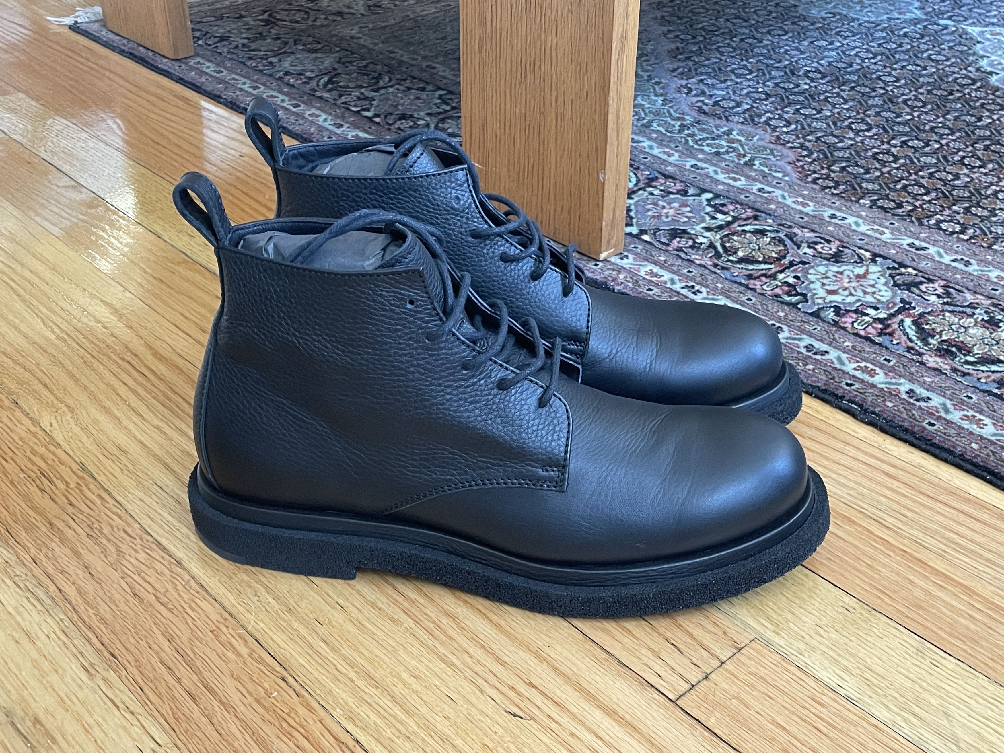 image of Officine Creative Black Tonal 010 Boots, Men's (Size 11)